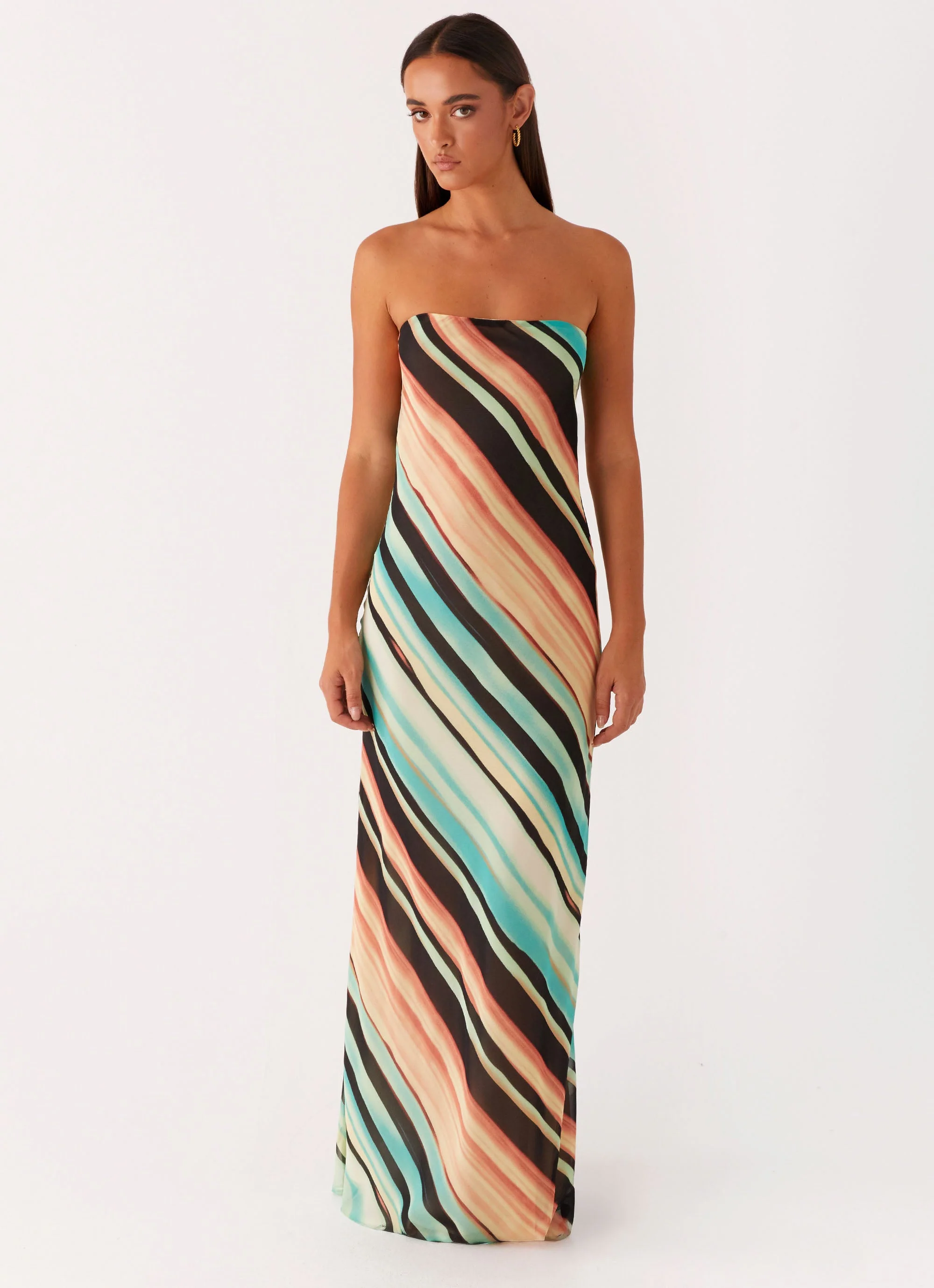 Como Maxi Dress - Stripe - Image 5