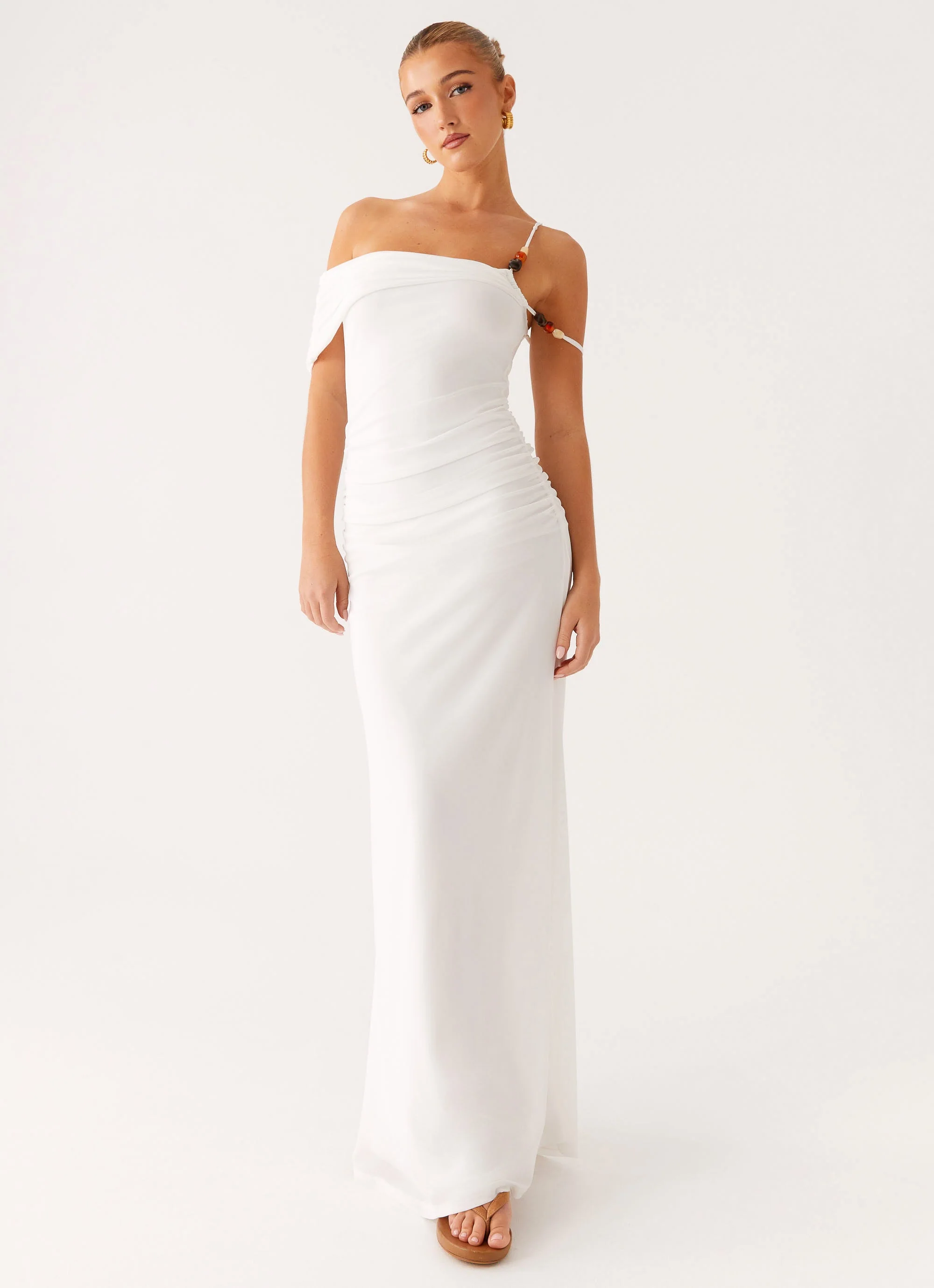 Conquer Maxi Dress - Off White - Image 5