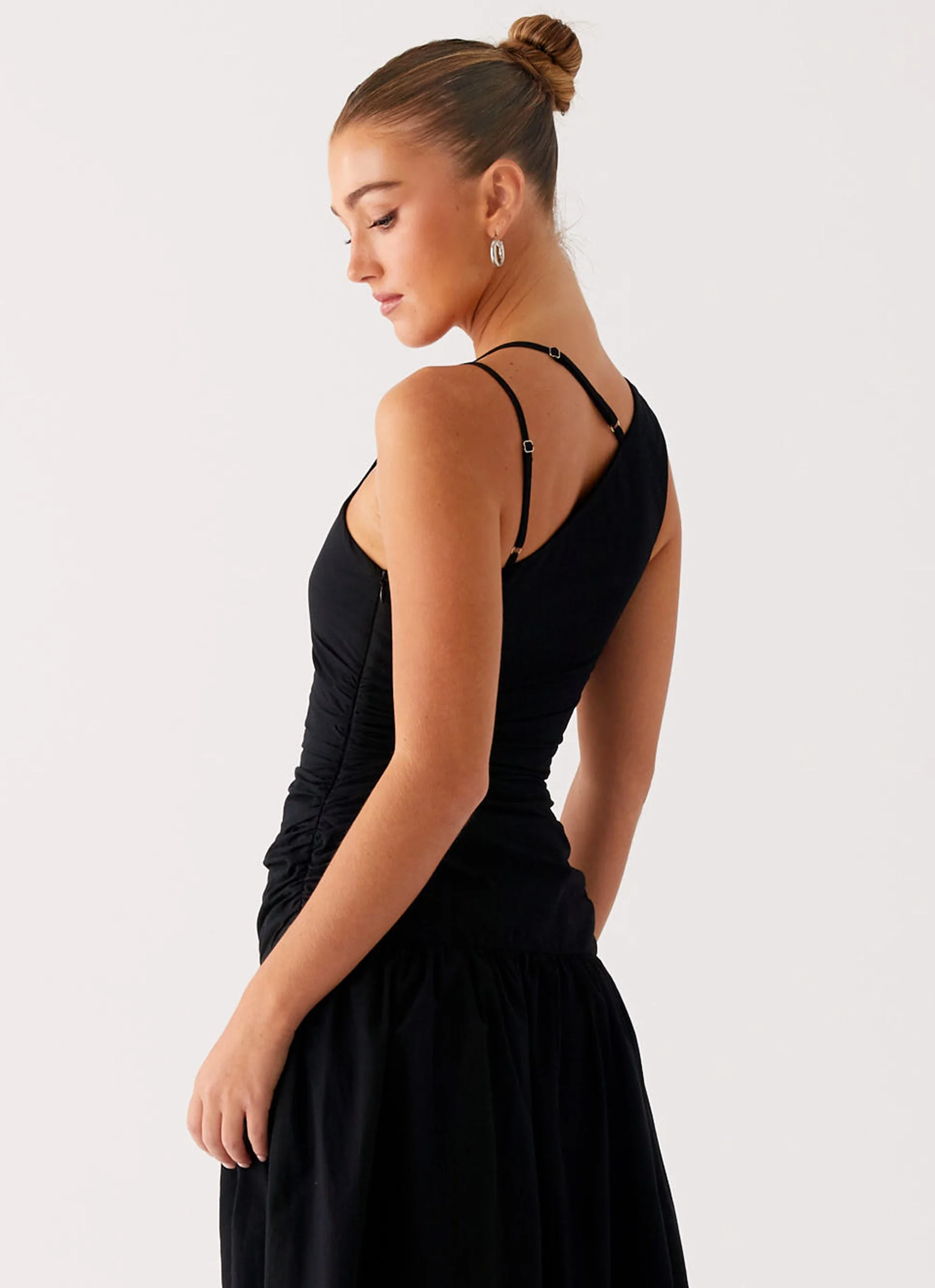 Cortez Maxi Dress - Black - Image 5