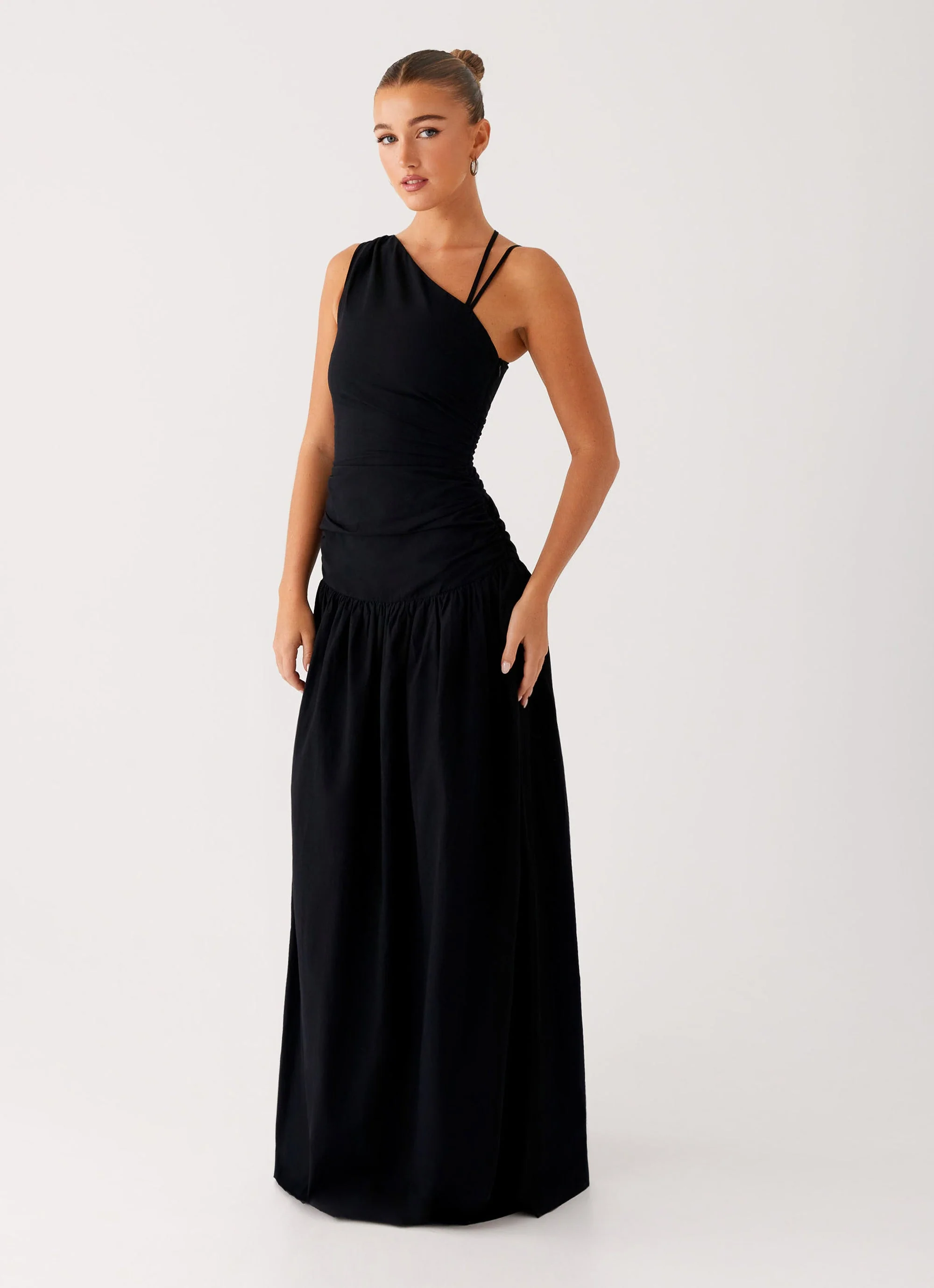 Cortez Maxi Dress - Black - Image 6