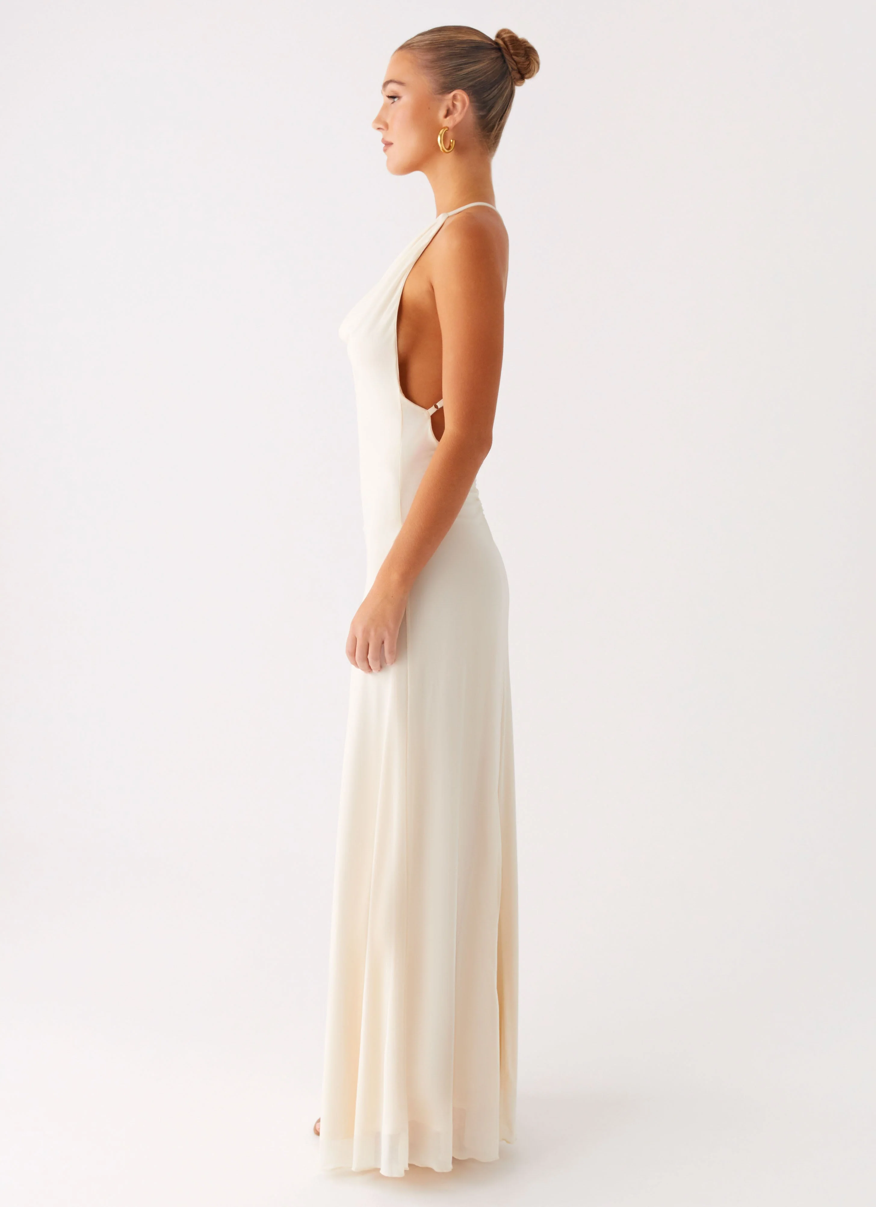 Dahliana Maxi Dress - Off White - Image 2