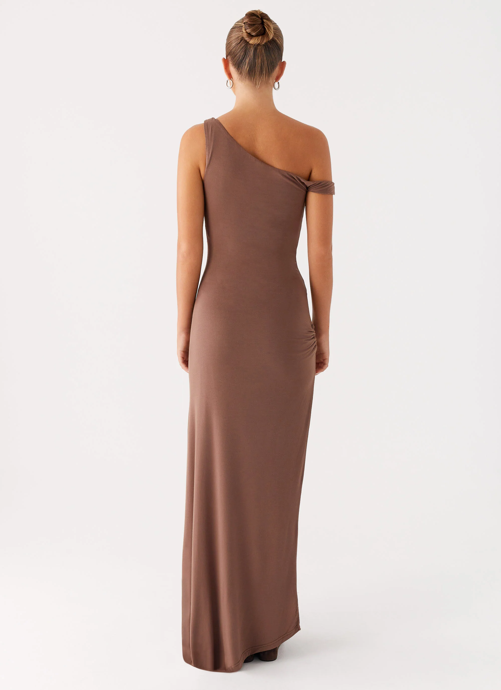 Dalla Maxi Dress - Dark Chocolate - Image 4