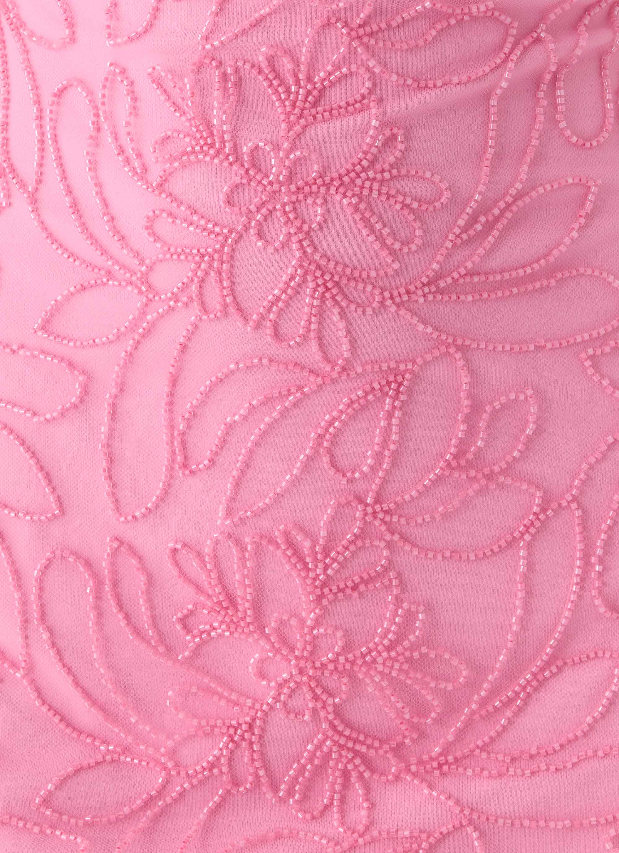 Dangerous Kind Beaded Mini Dress - Pink - Image 6