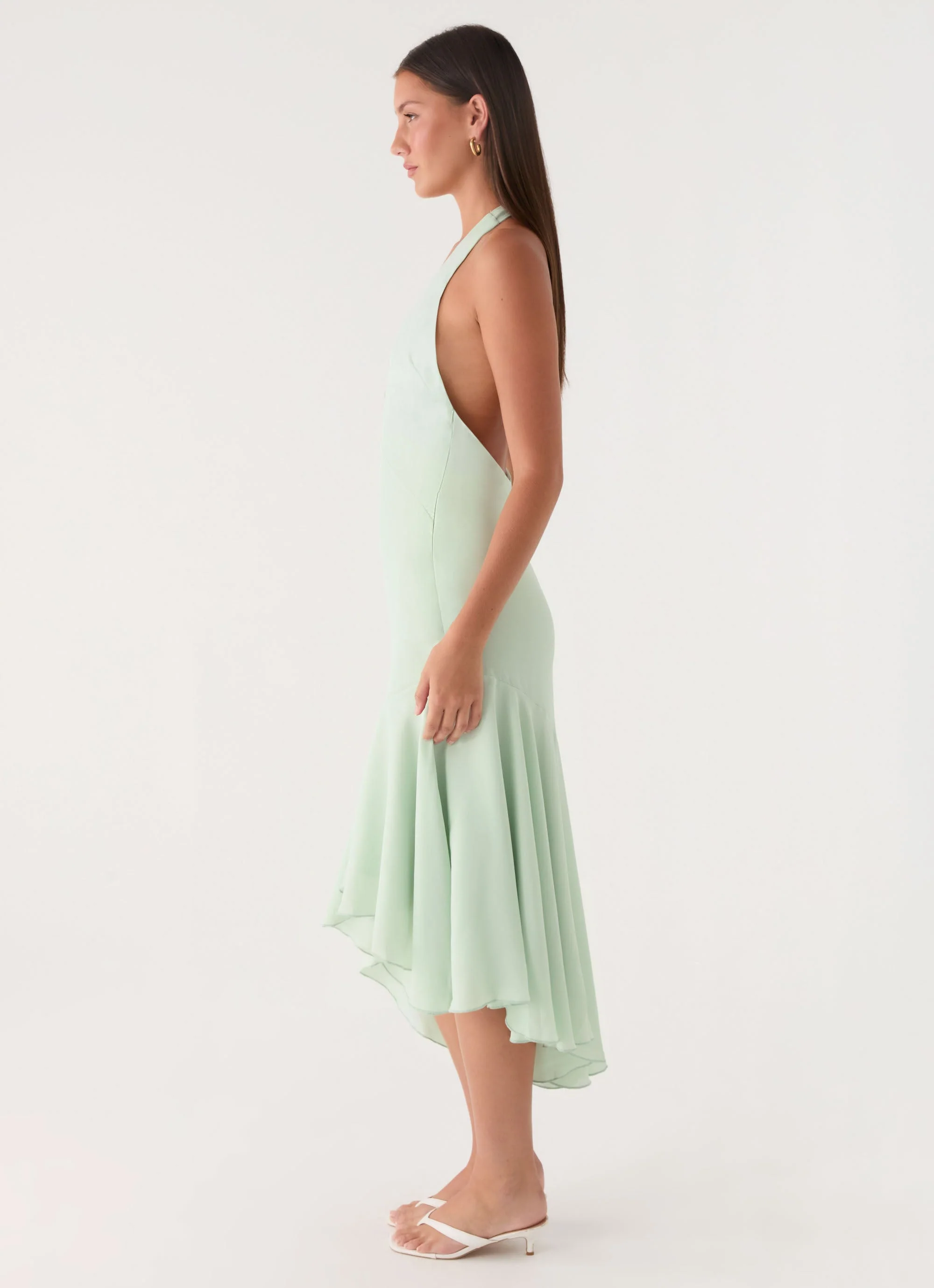 Darline Midi Dress - Pistachio - Image 3