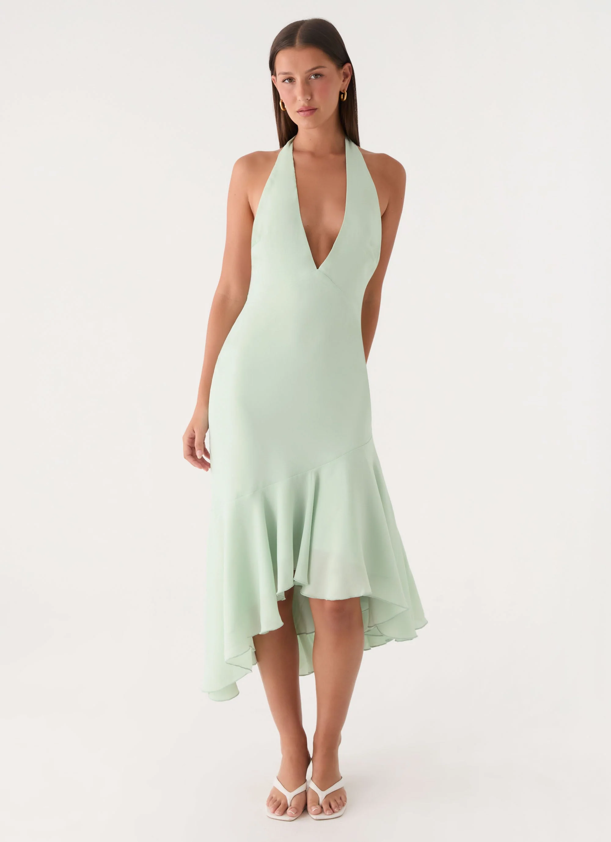 Darline Midi Dress - Pistachio - Image 4