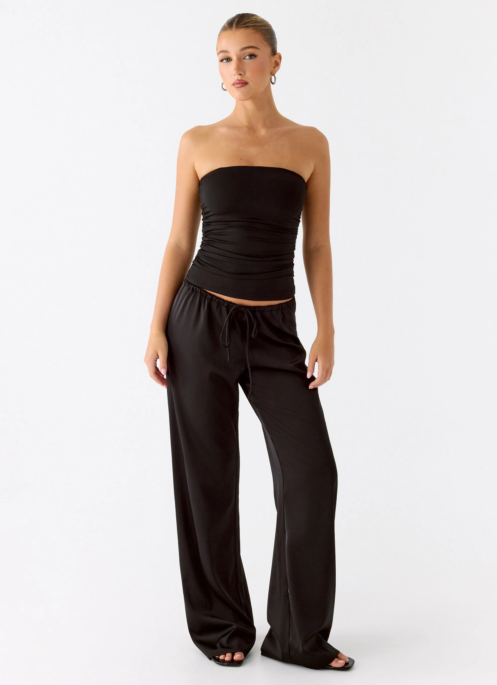 Deacon Low Rise Pants - Black - Image 5
