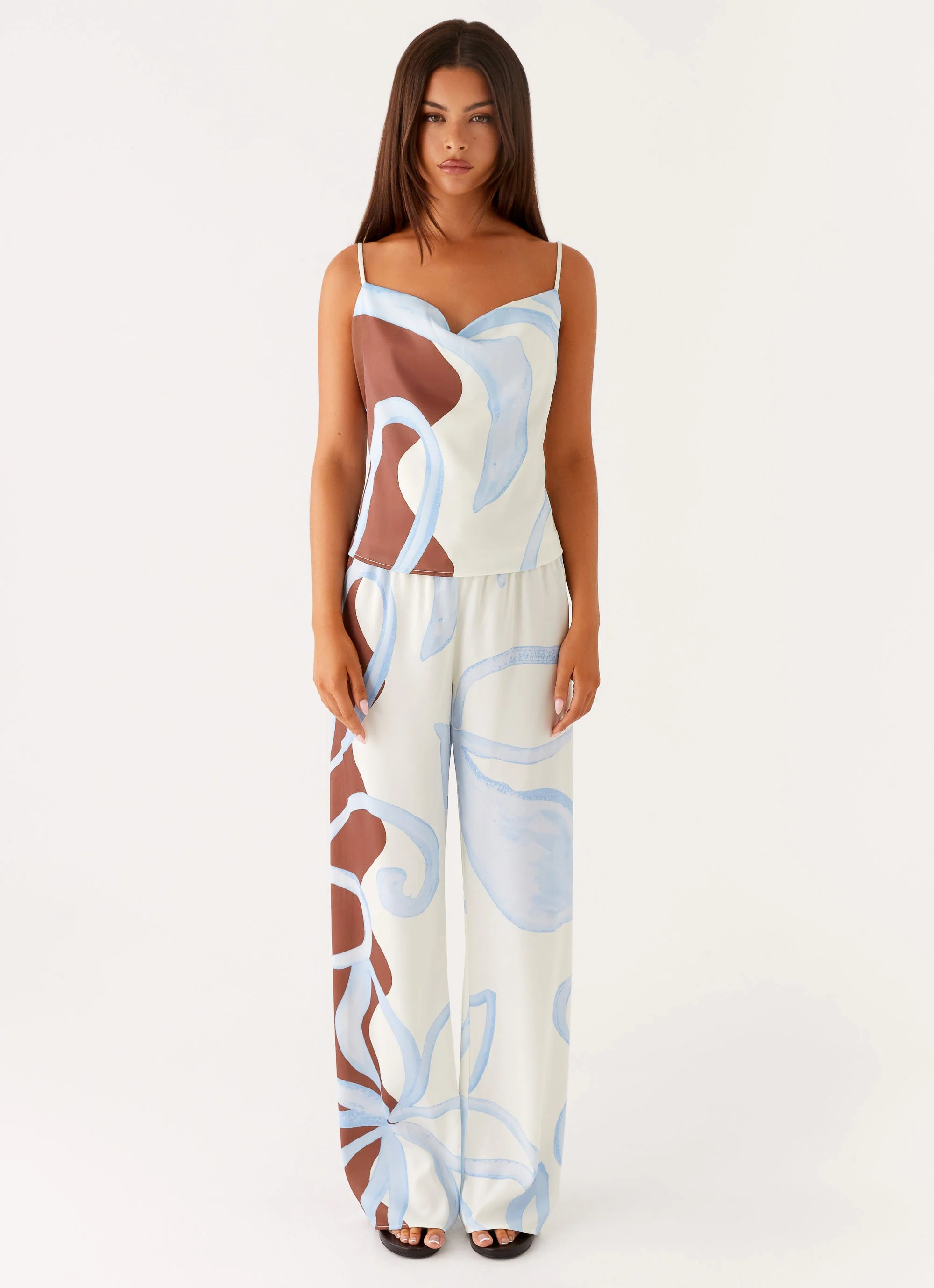 Deacon Low Rise Pants - Bloom Wave Print - Image 6