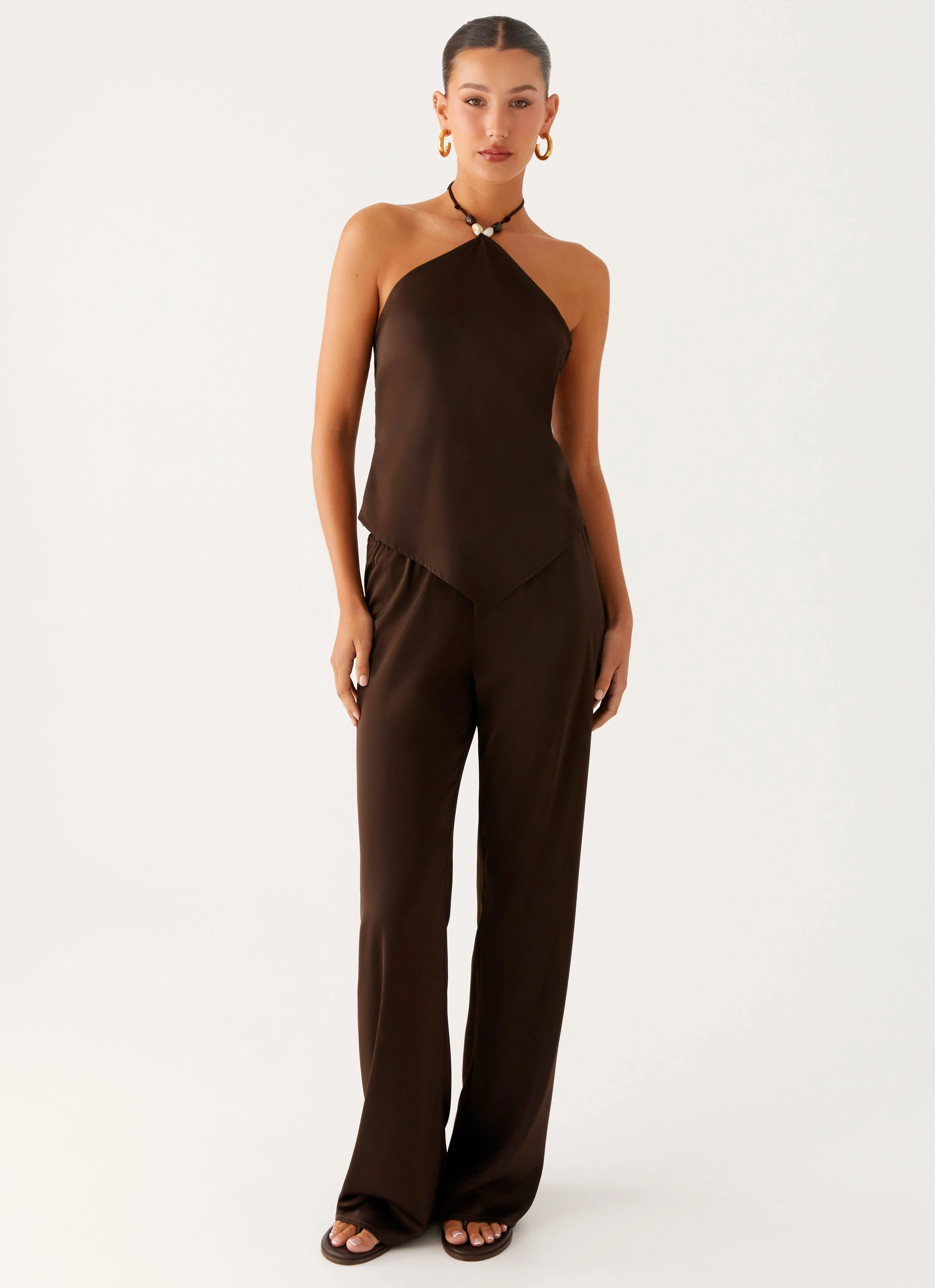 Deacon Low Rise Pants - Chocolate - Image 6