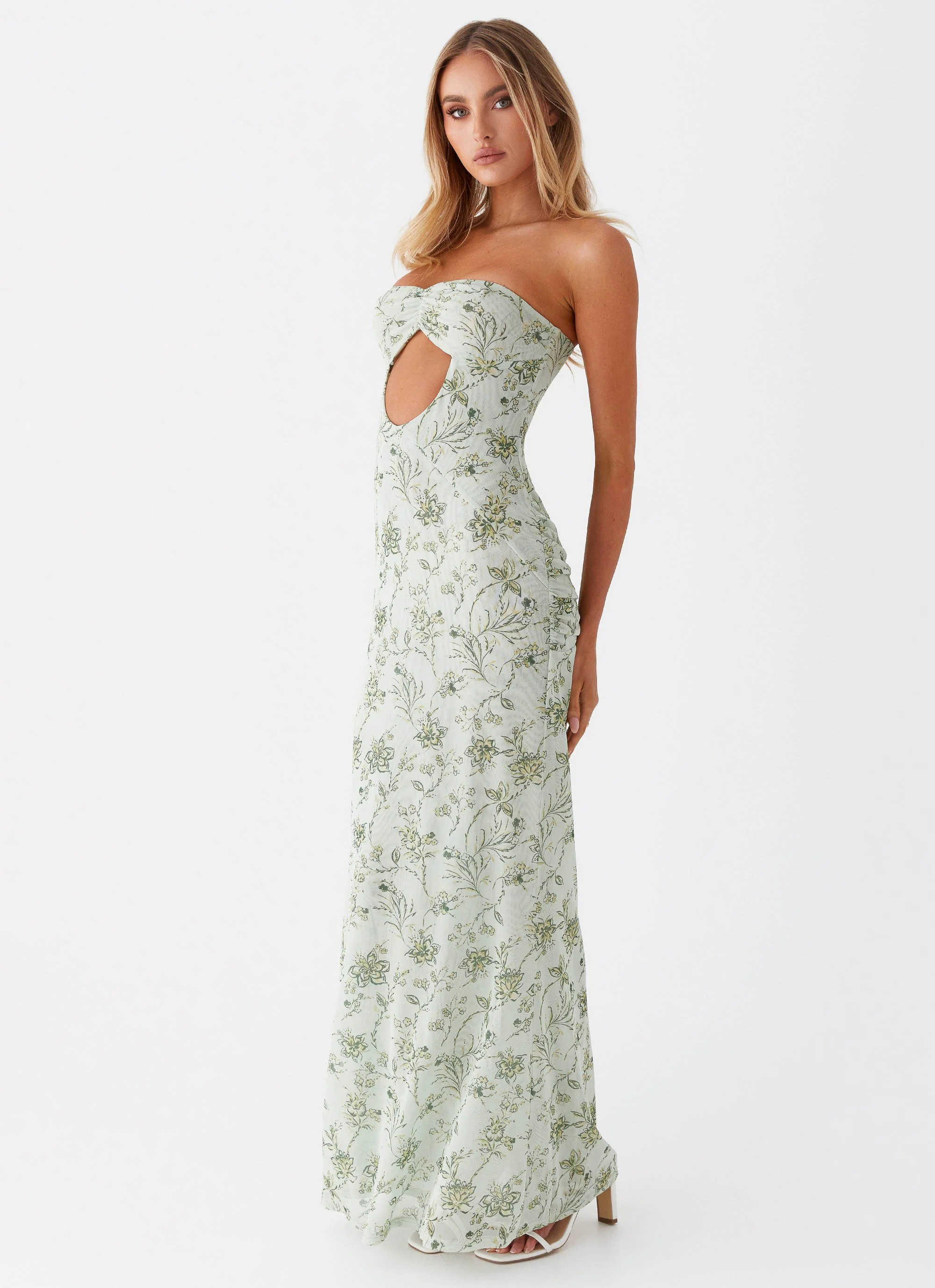 Dearest Maxi Dress - Sage Floral - Image 3