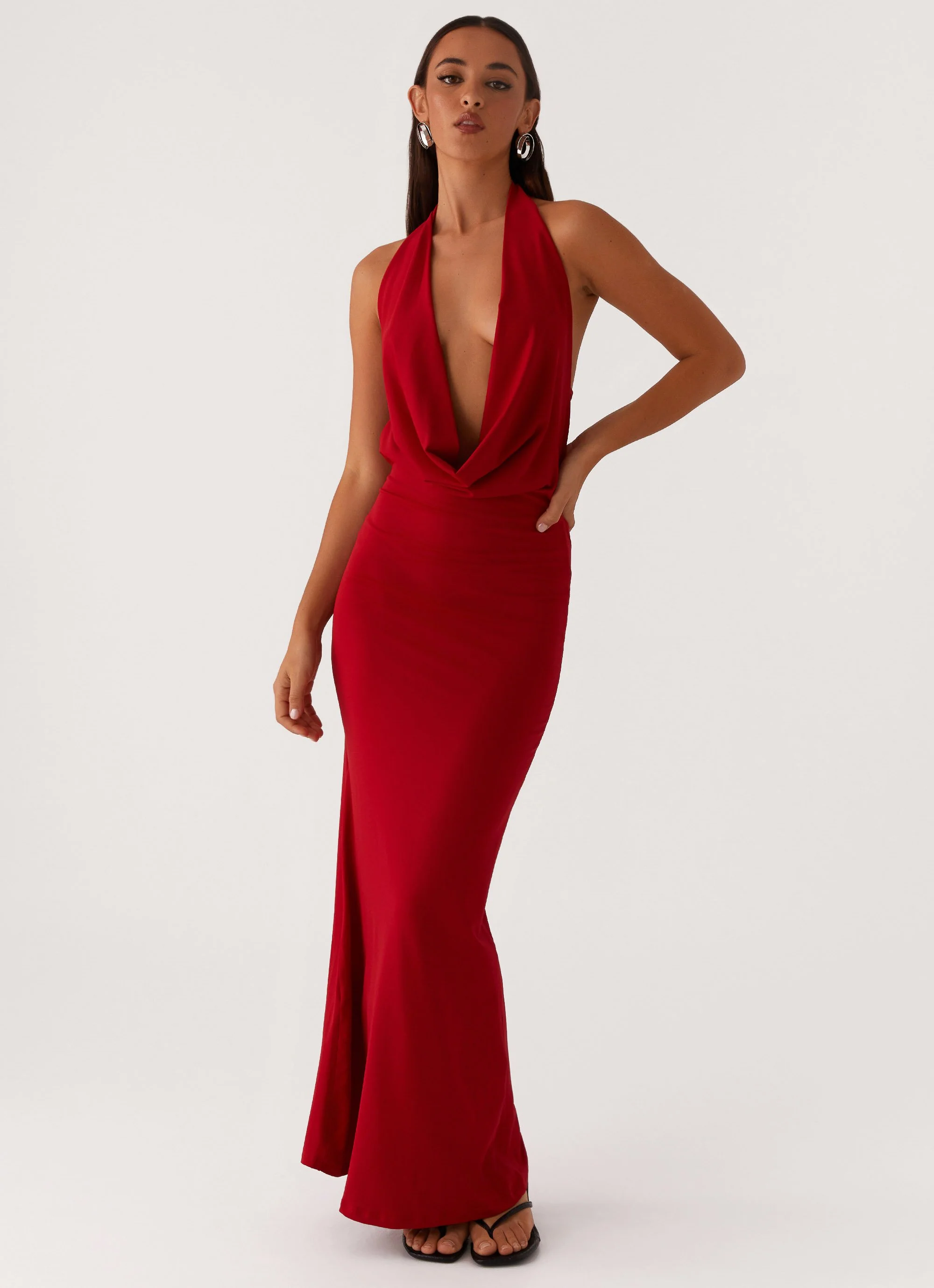 Dedicated Maxi Dress - Red - Image 5