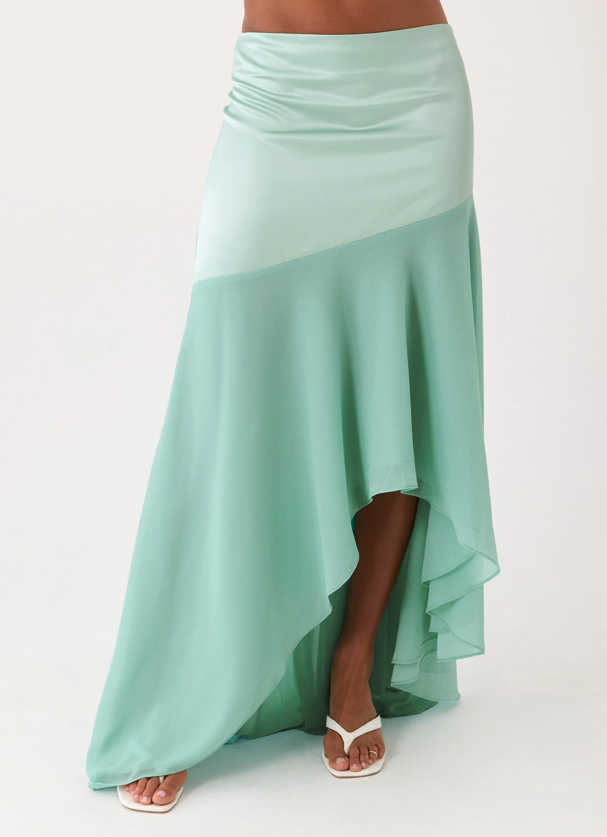 Deenesa Maxi Skirt - Mint - Image 4