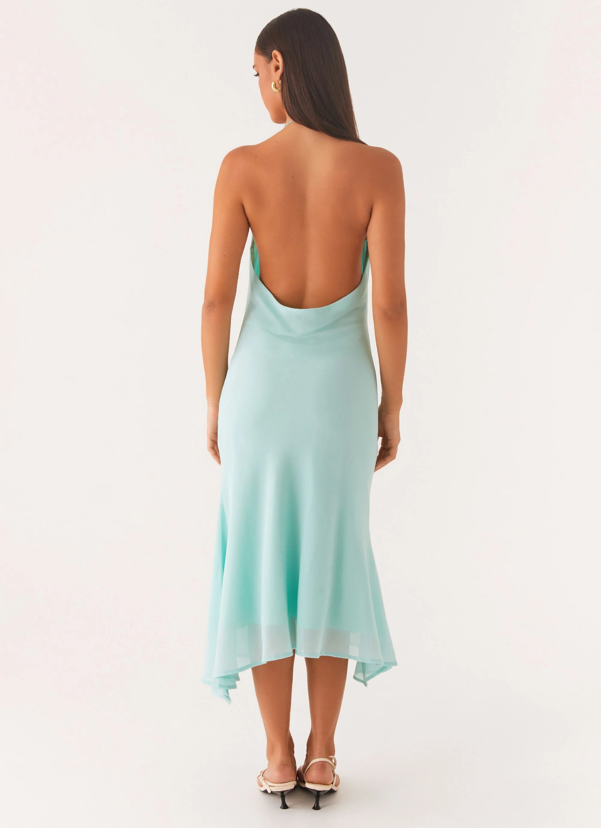 Deep Dive Midi Dress - Pale Blue - Image 4