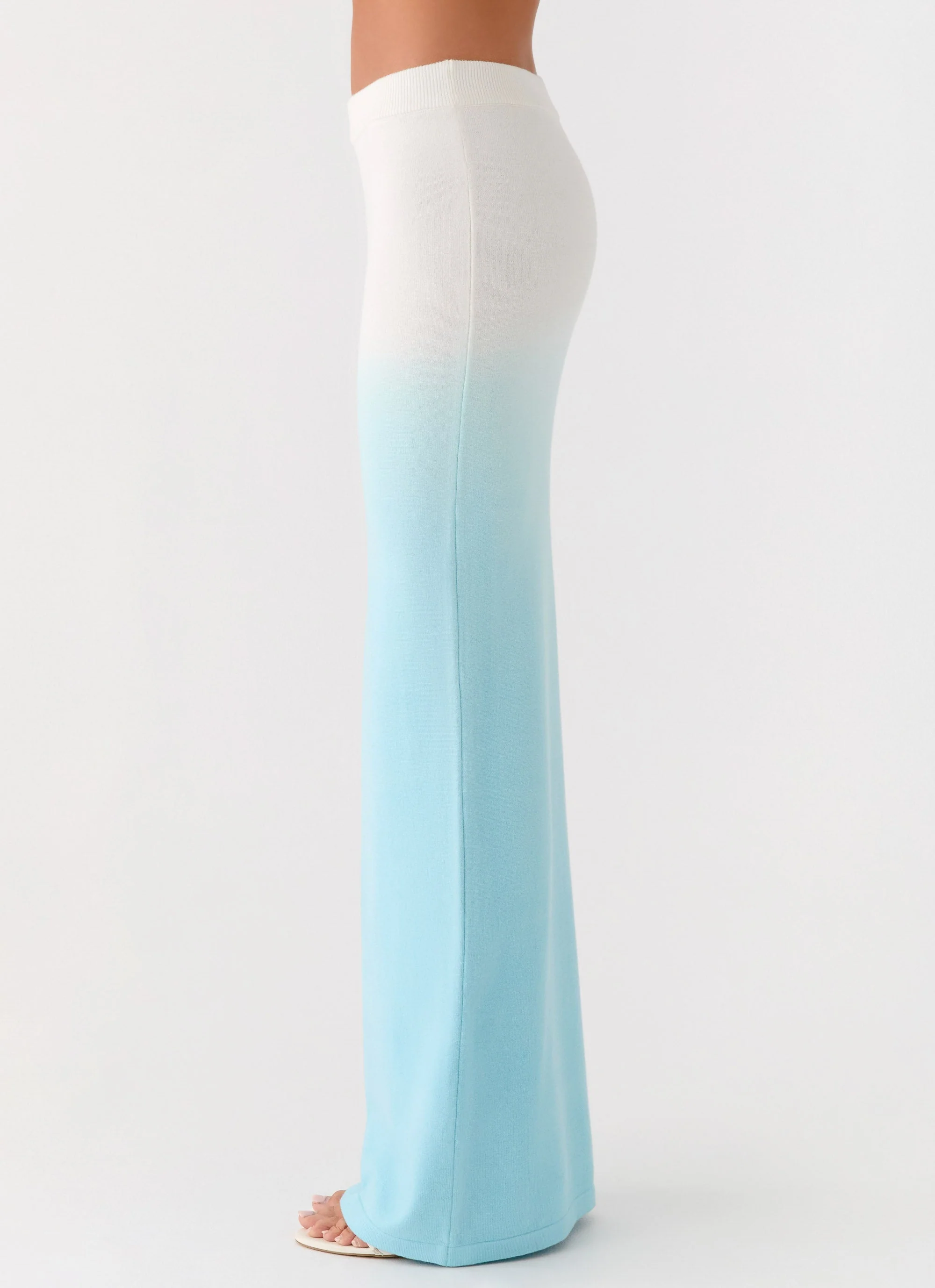 Deep Sea Kiss Maxi Skirt - Blue Ombre - Image 3