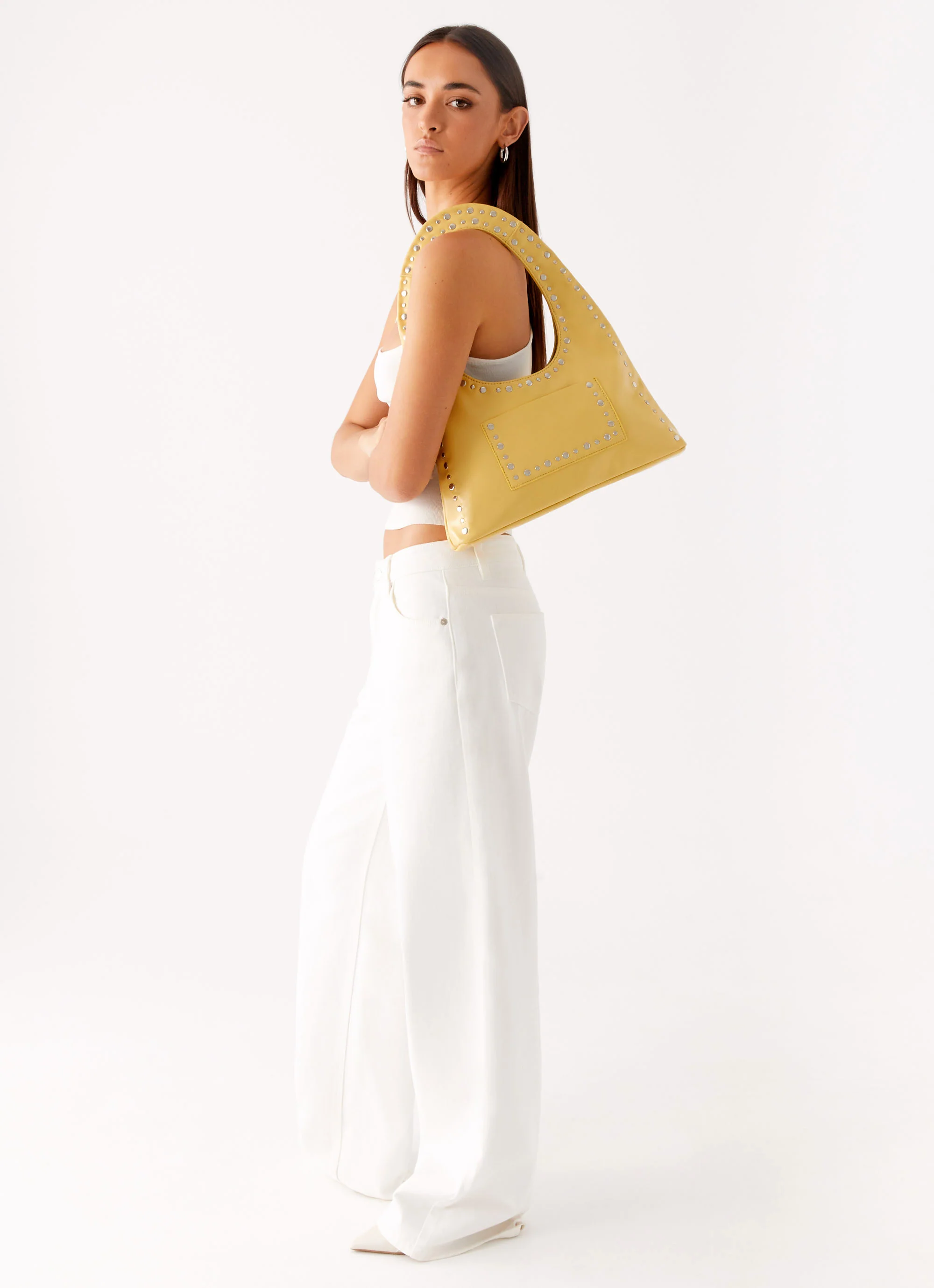 Delaney Shoulder Bag - Yellow - Image 3