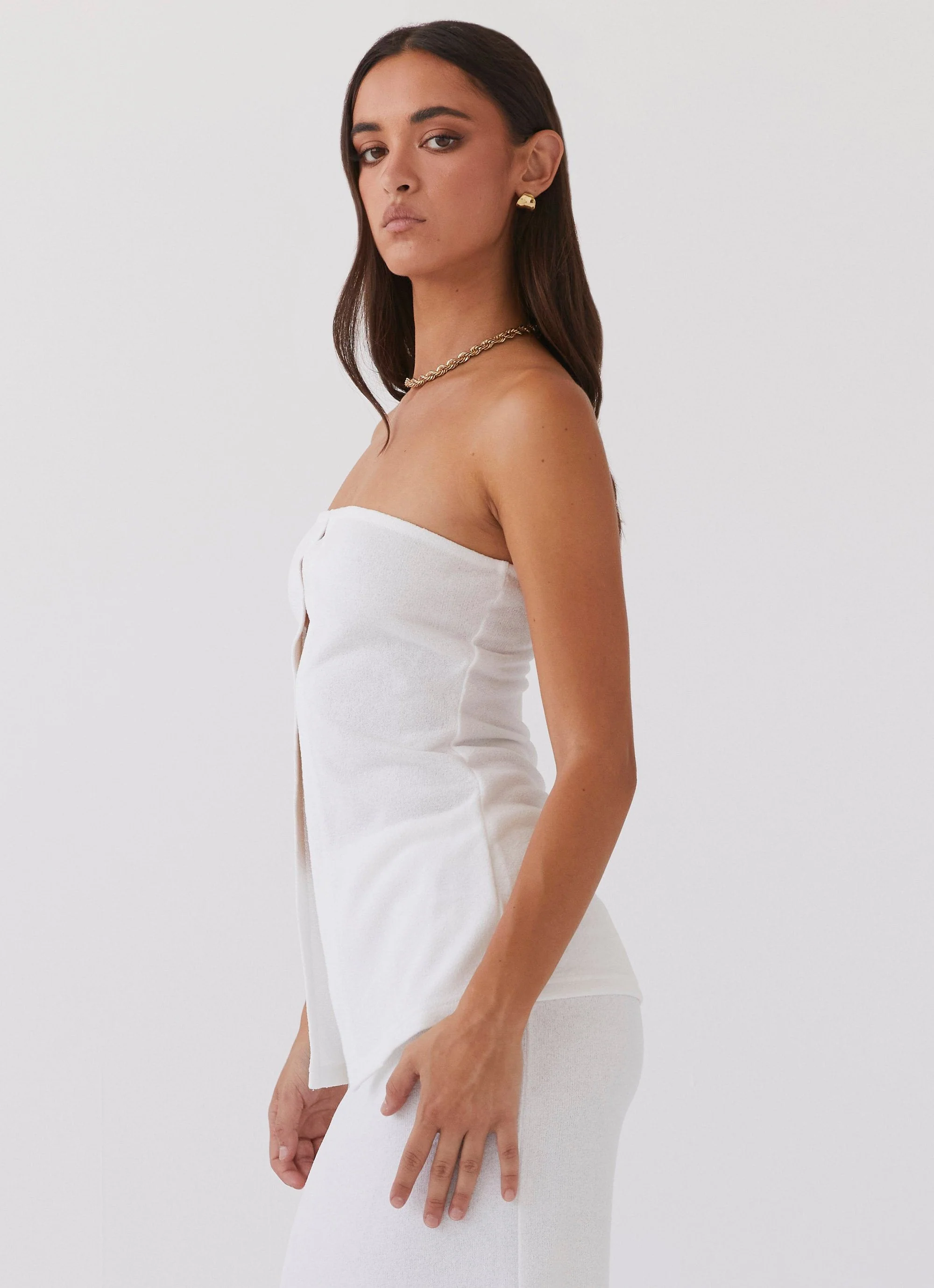 Delicate Lady Knit Top - White - Image 3