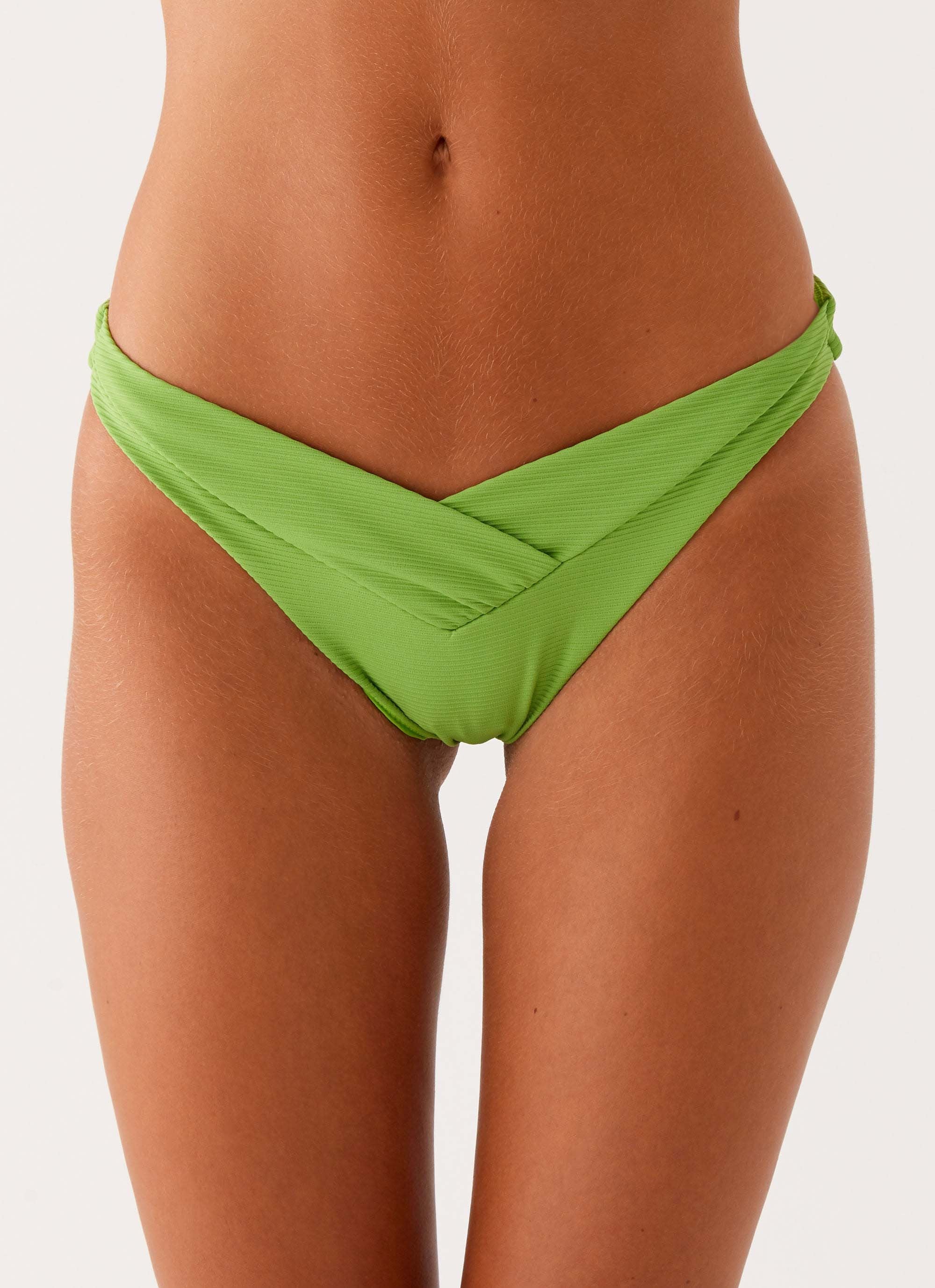 Delta Bikini Bottoms - Lime Green - Image 7