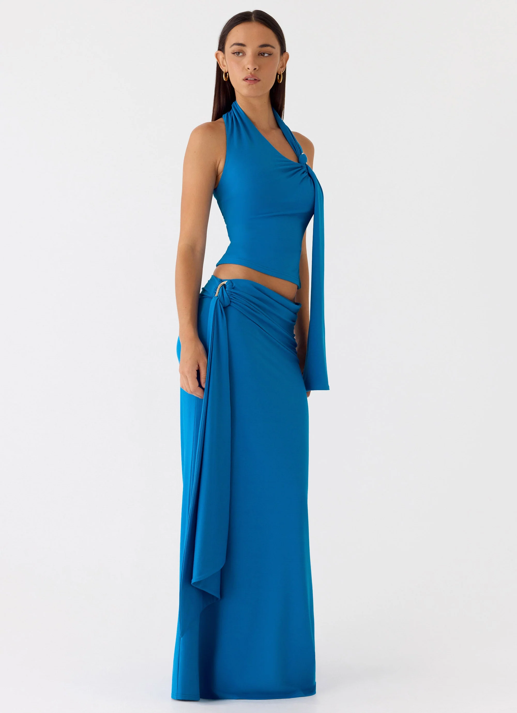 Demiase Maxi Skirt - Royal Blue - Image 6