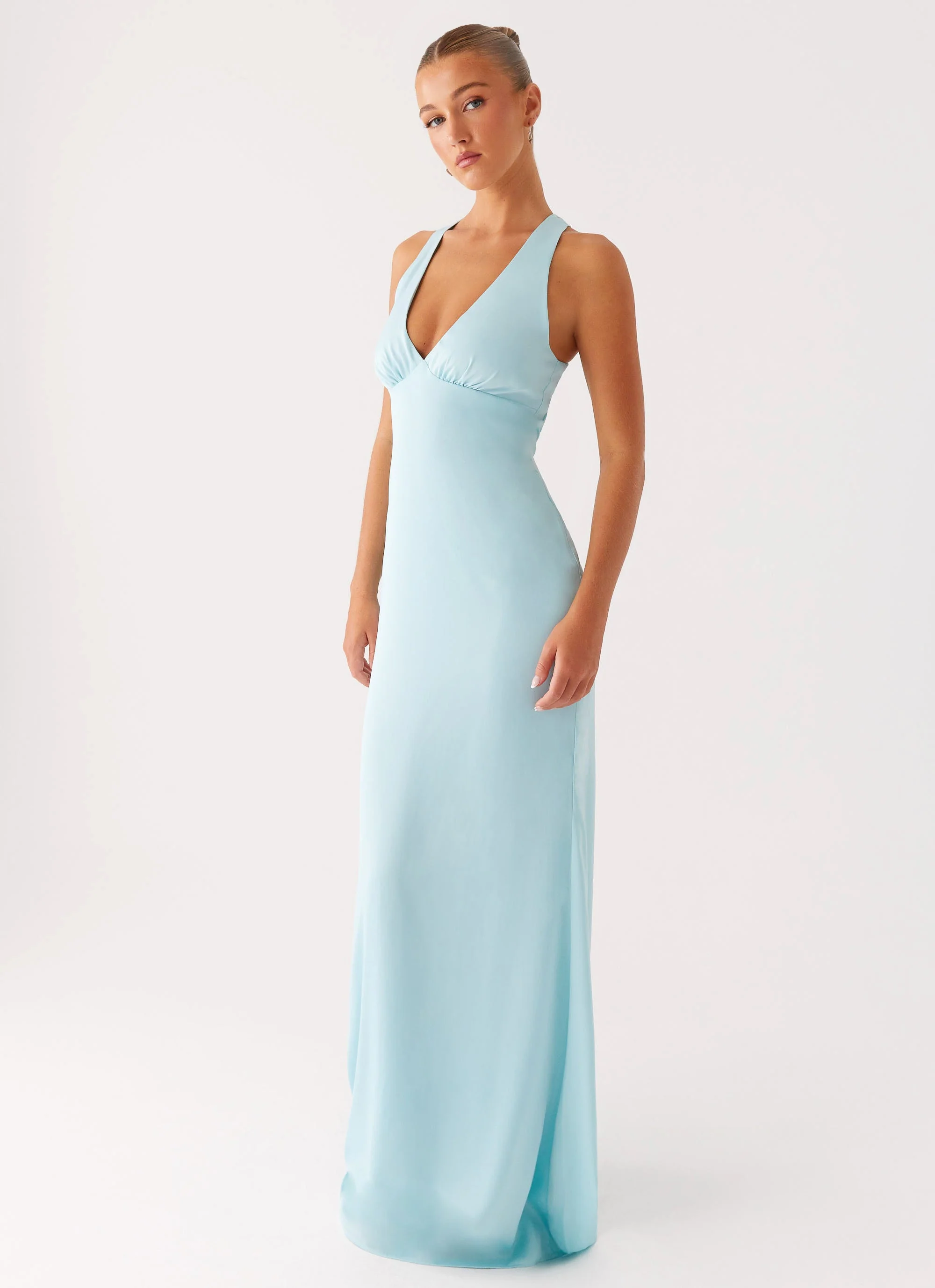 Desi Halterneck Maxi Dress - Mint - Image 5