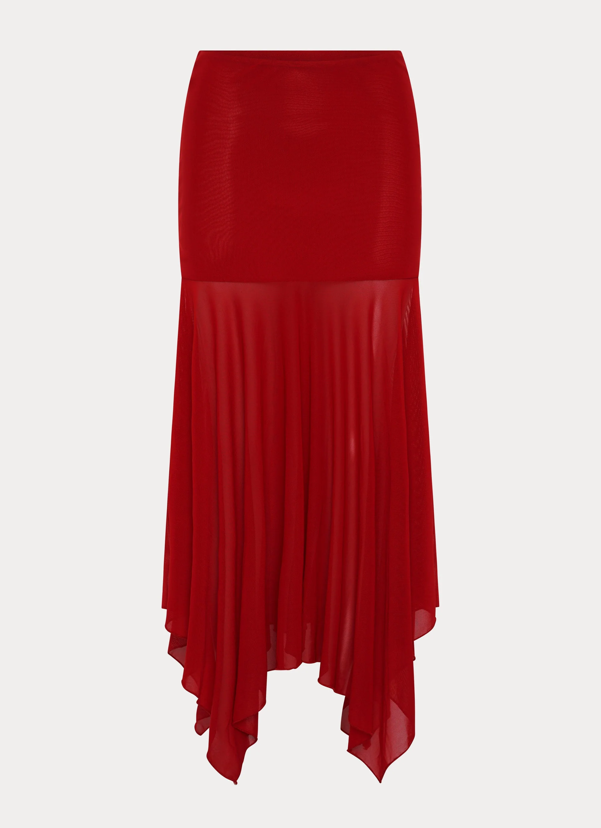 Dionne Maxi Skirt - Red - Image 3