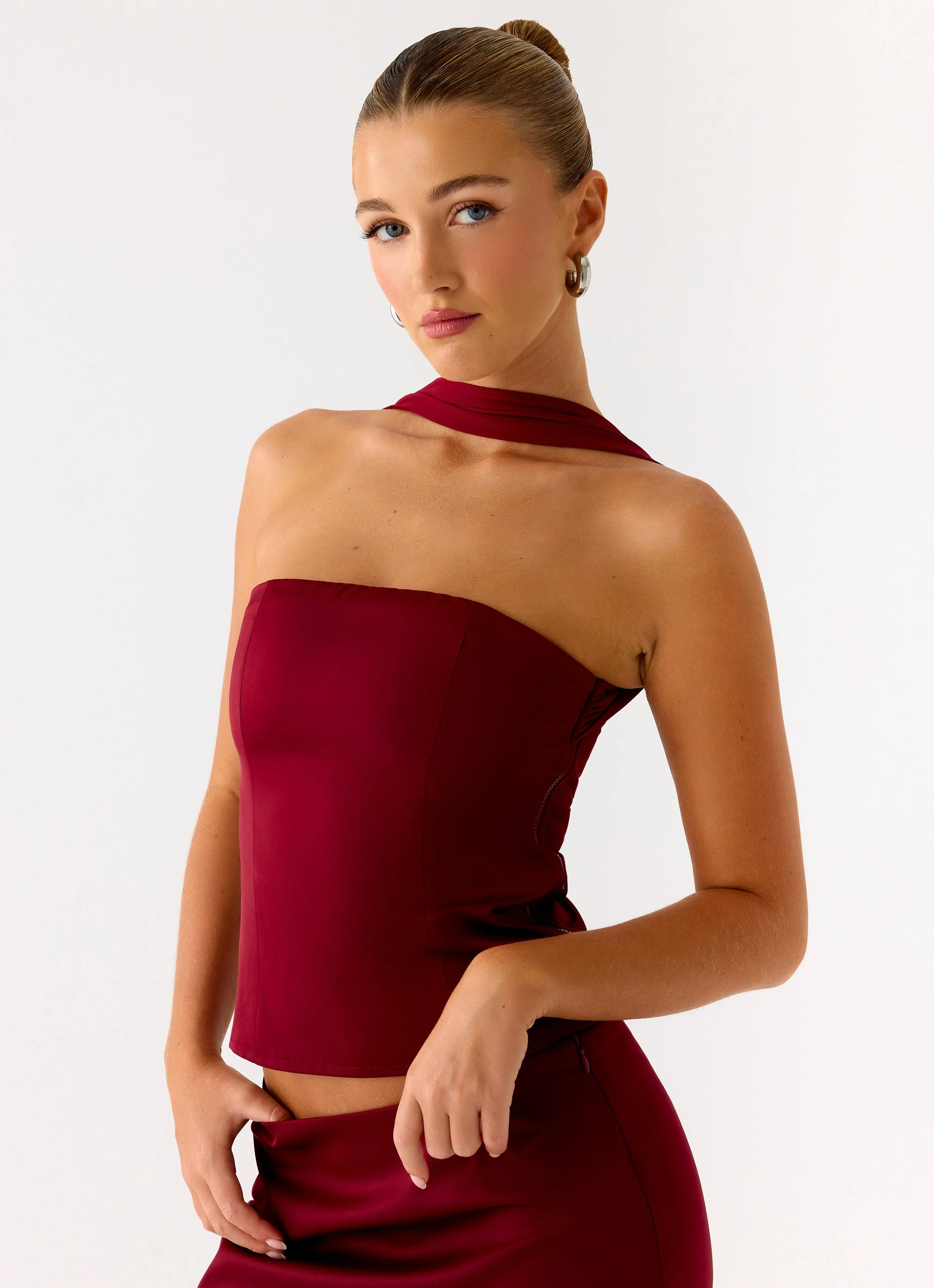 Do It Again Top - Dark Cherry - Image 6