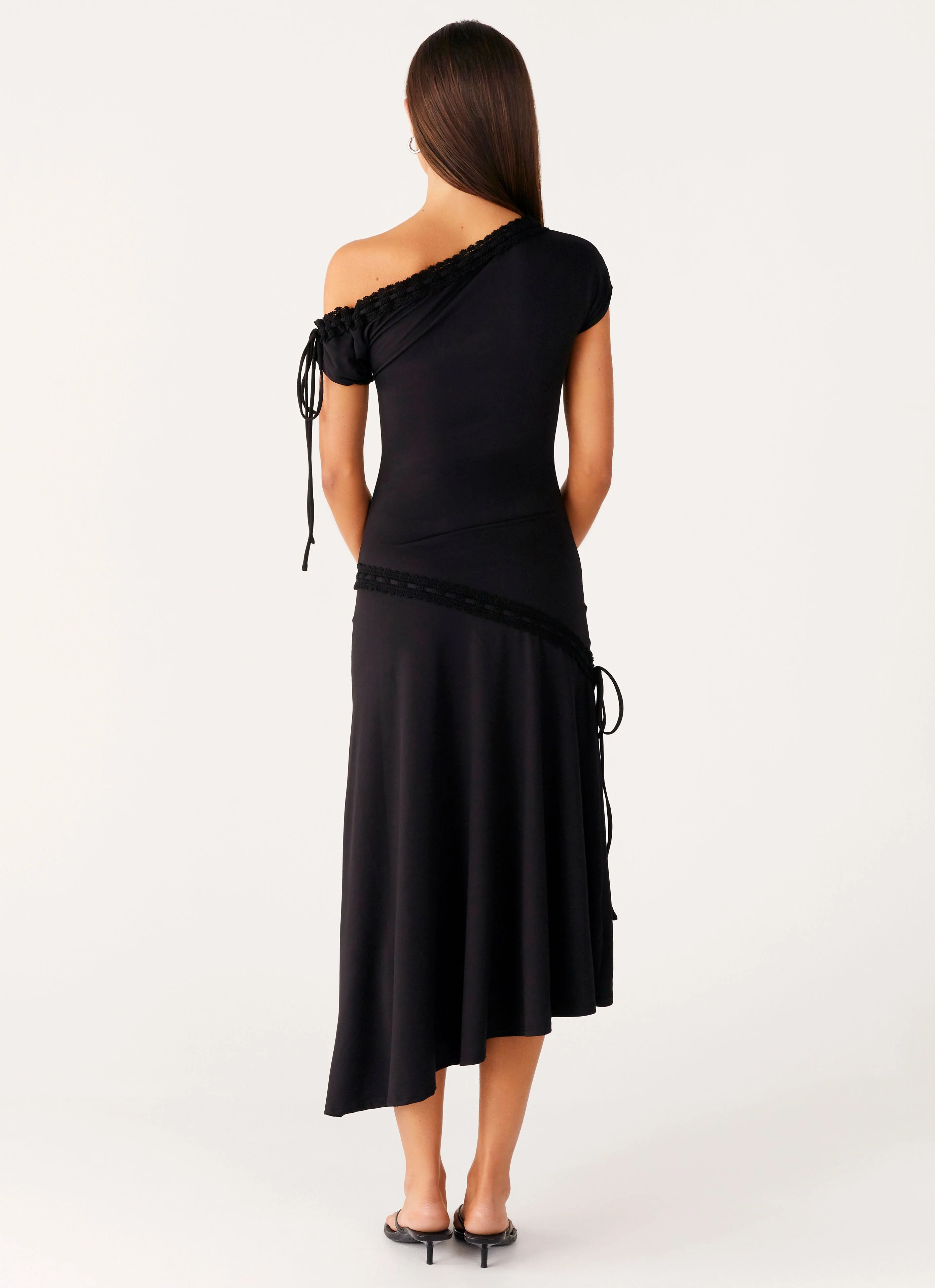 Downtown Midi Dress - Black - Image 4