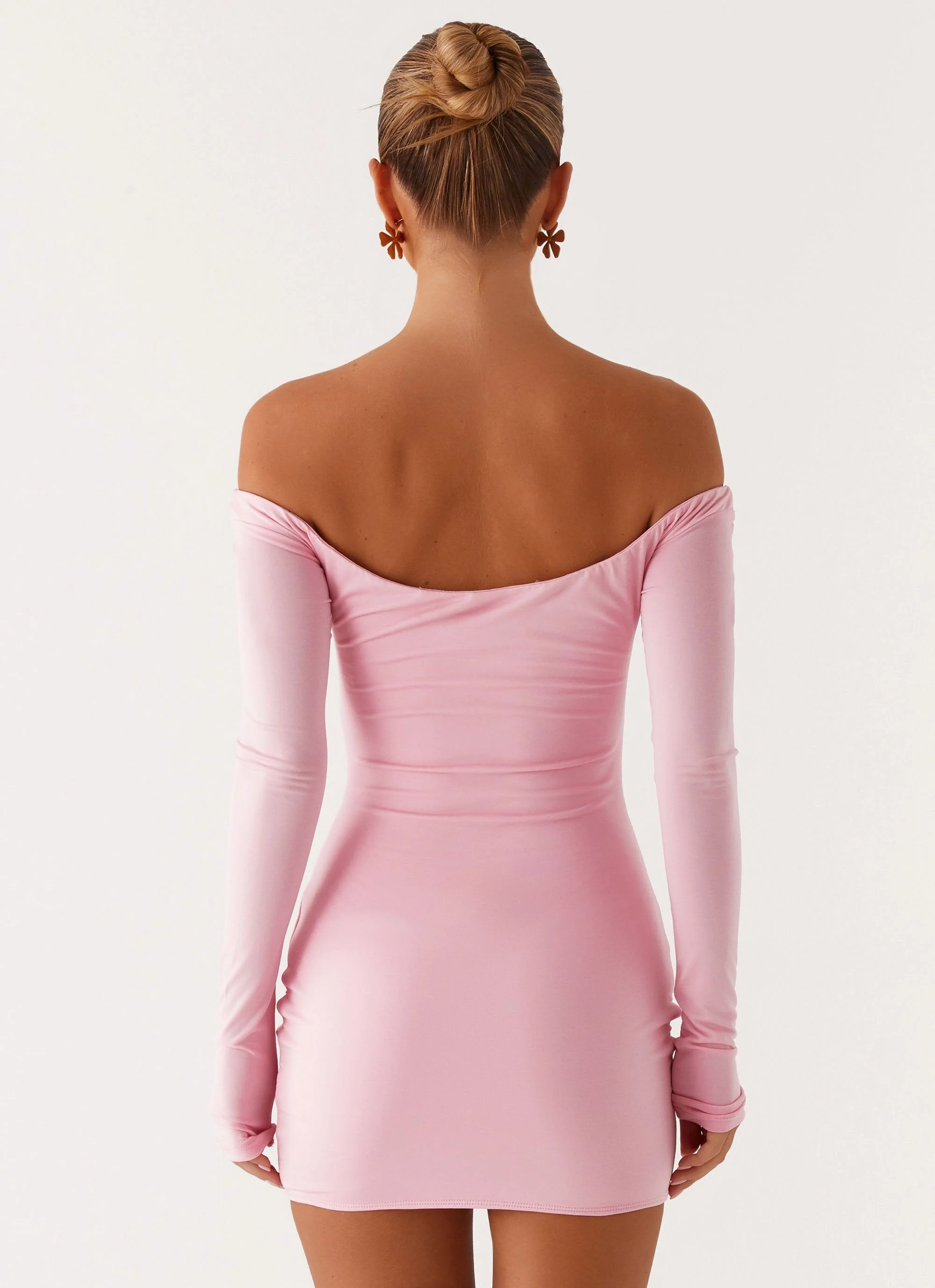 Dream Girl Mini Dress - Pink - Image 4