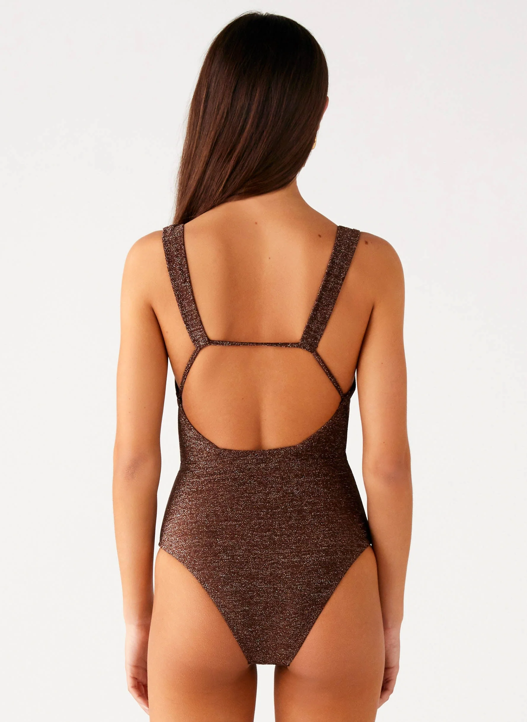 Drifter One Piece Swimsuit - Chocolate - Image 4