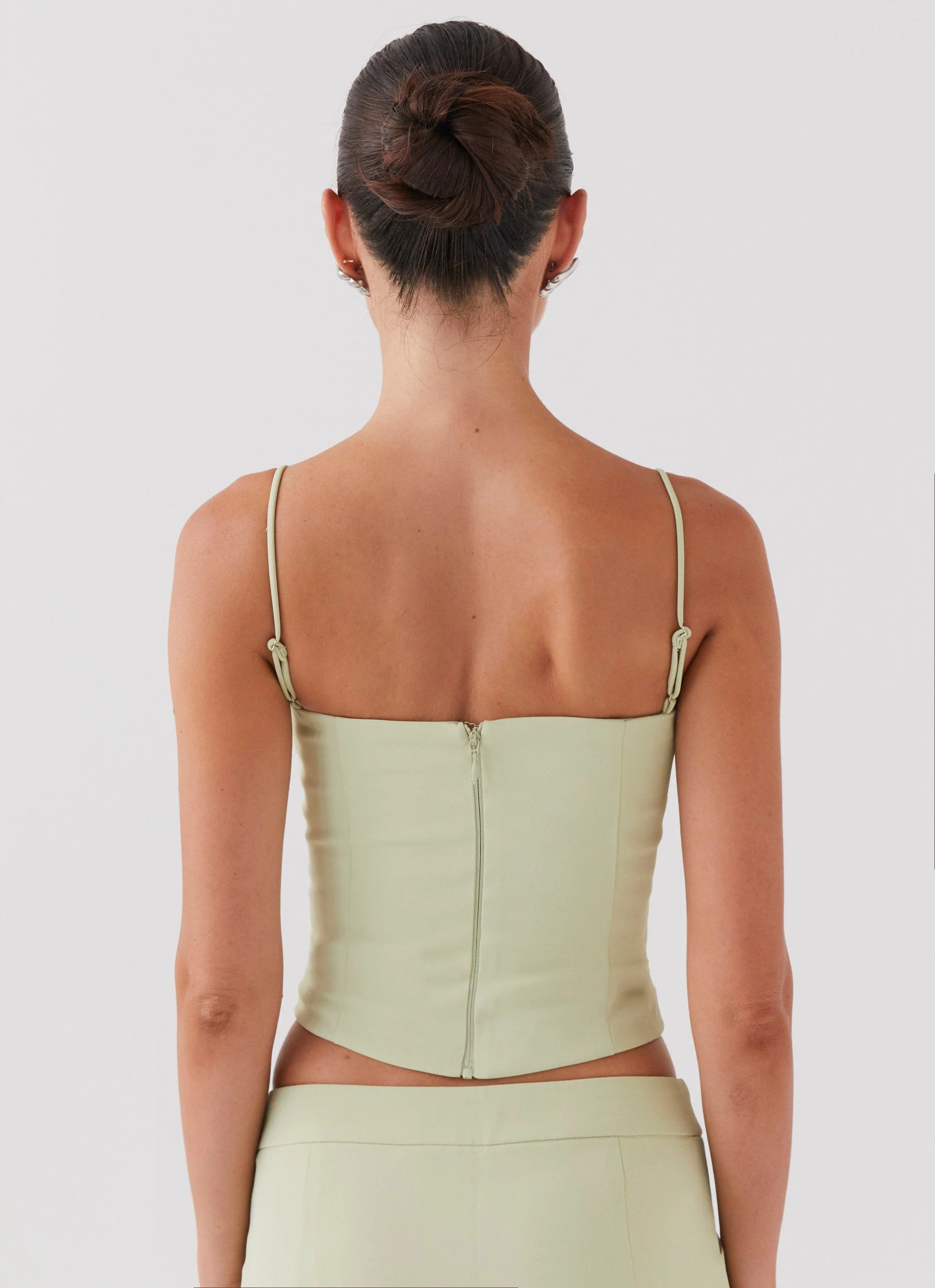 Eliana Crop Top - Green Zest - Image 5