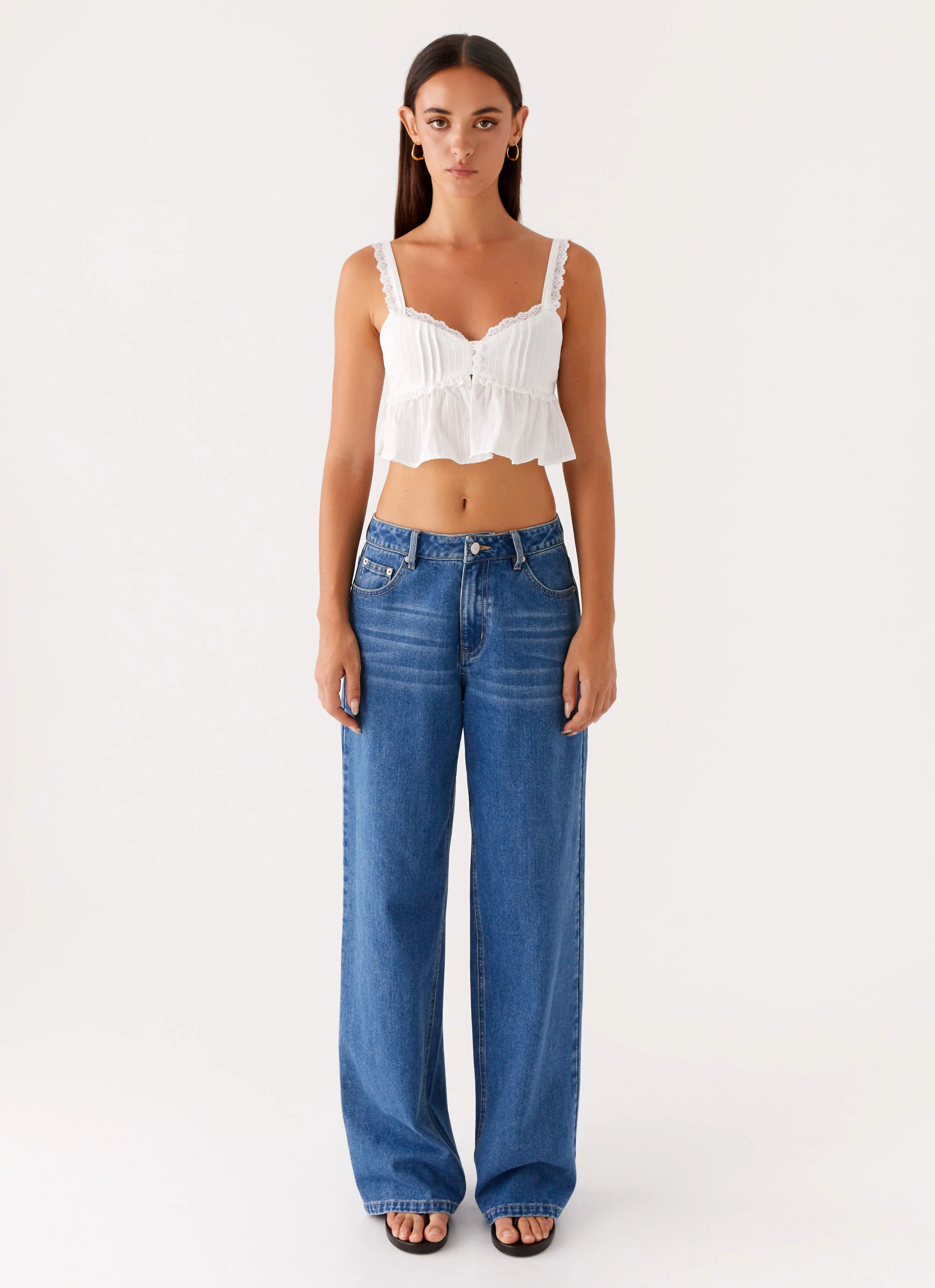 Elliana Cami Top - White - Image 2