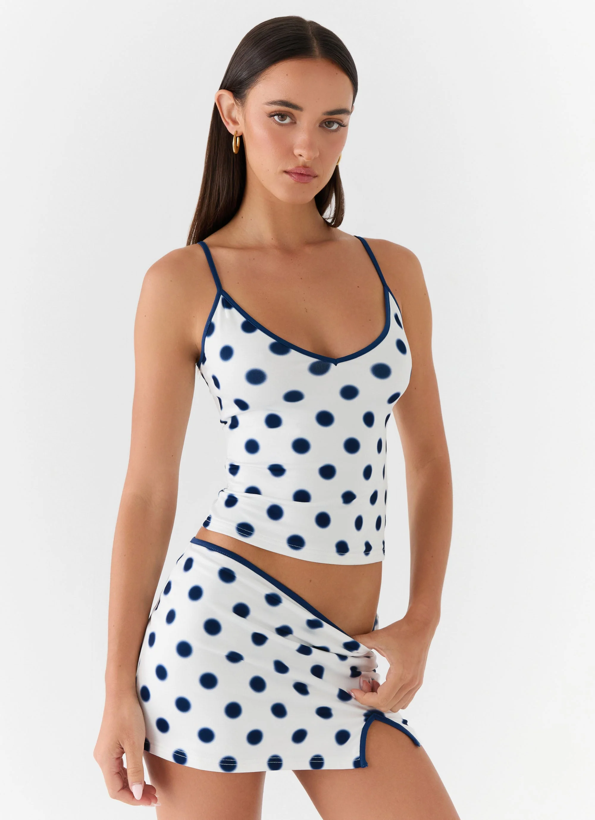 Elliot Top - Porcelain Blue Polka Dot - Image 6