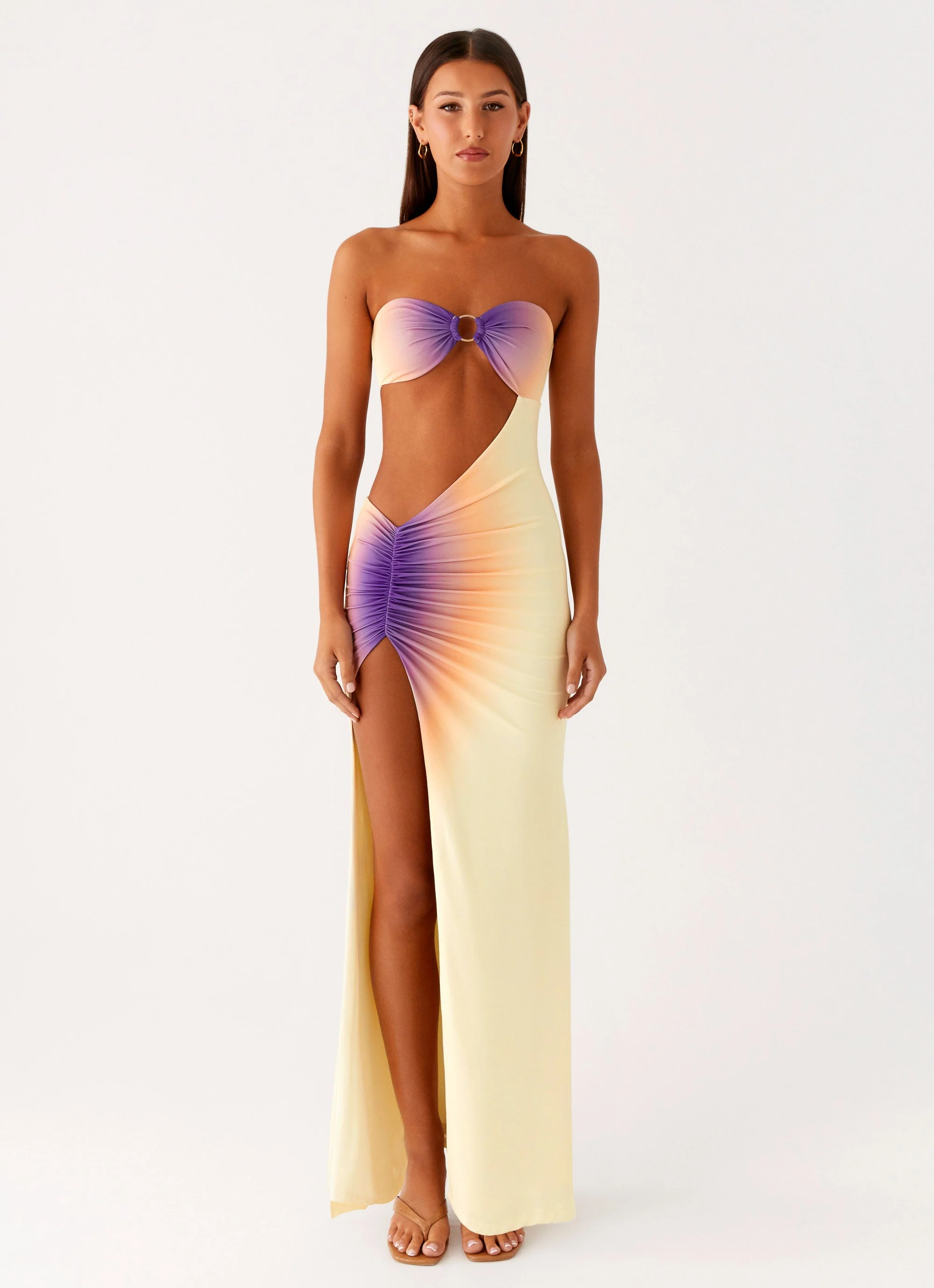 Ellisah Ombre Maxi Dress - Sunrise Ombre - Image 2