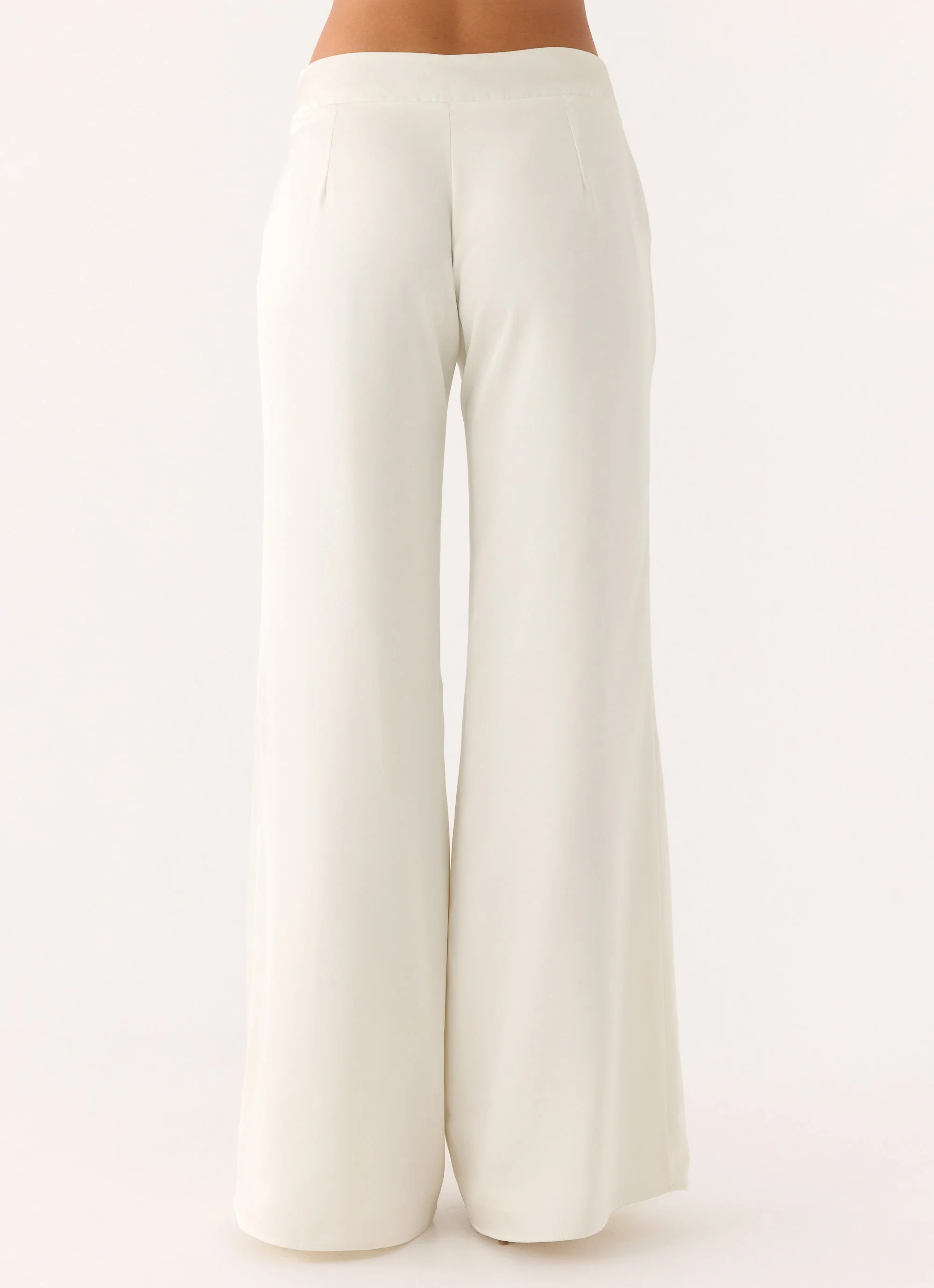 Elmah Low Rise Pants - White - Image 3