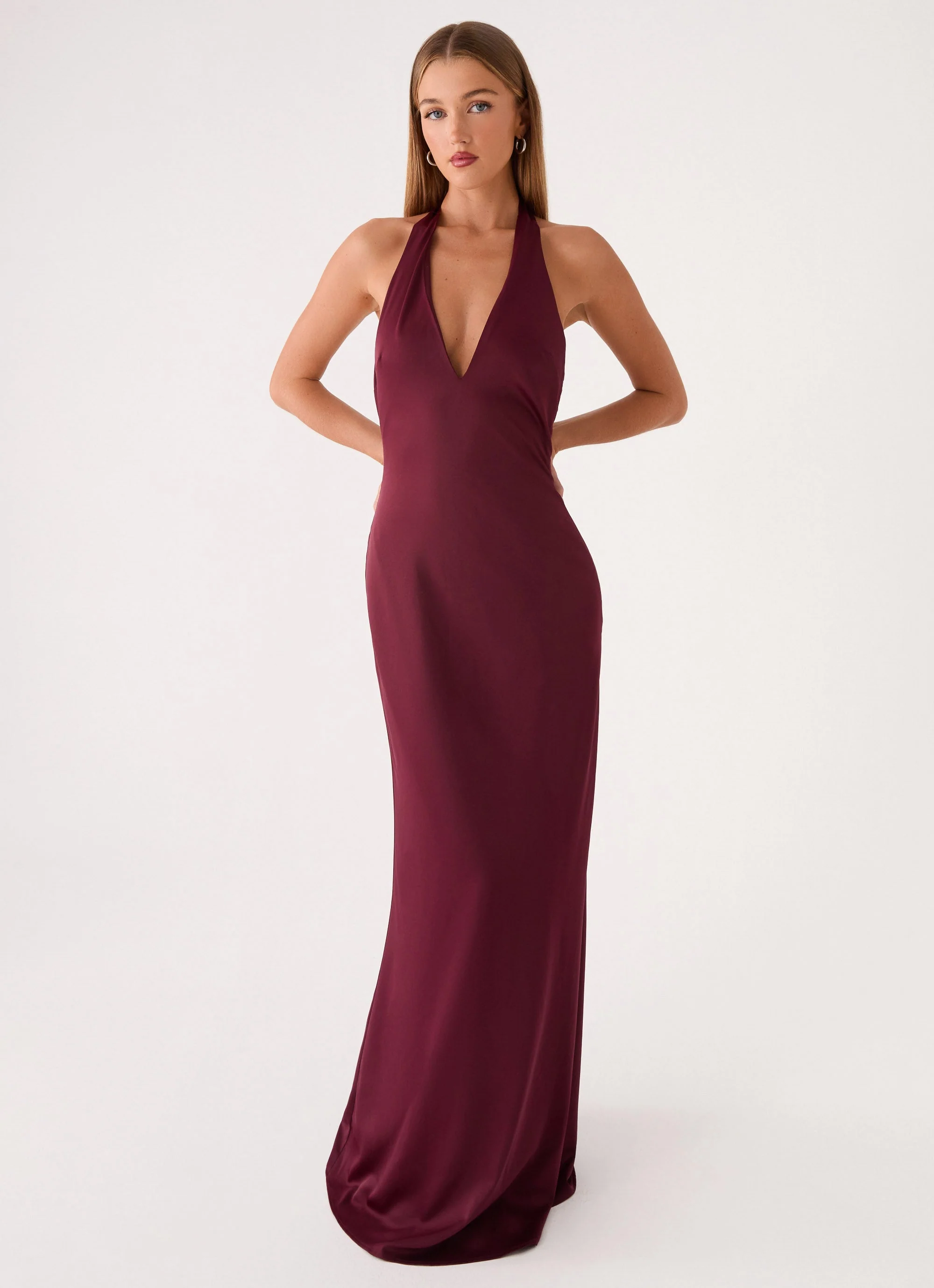 Eloise Maxi Dress - Plum - Image 5