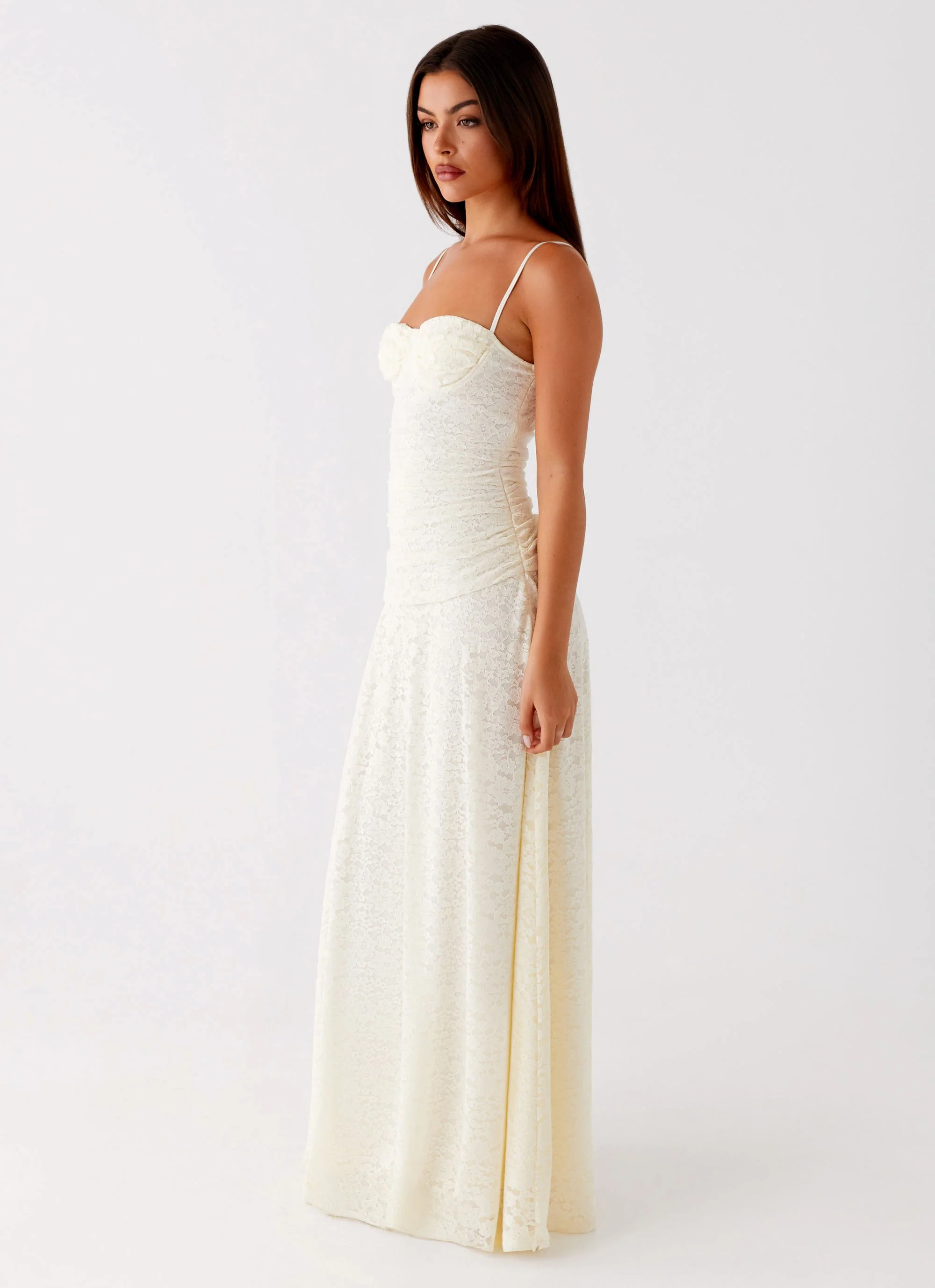 Elsa Maxi Dress - Ivory - Image 3