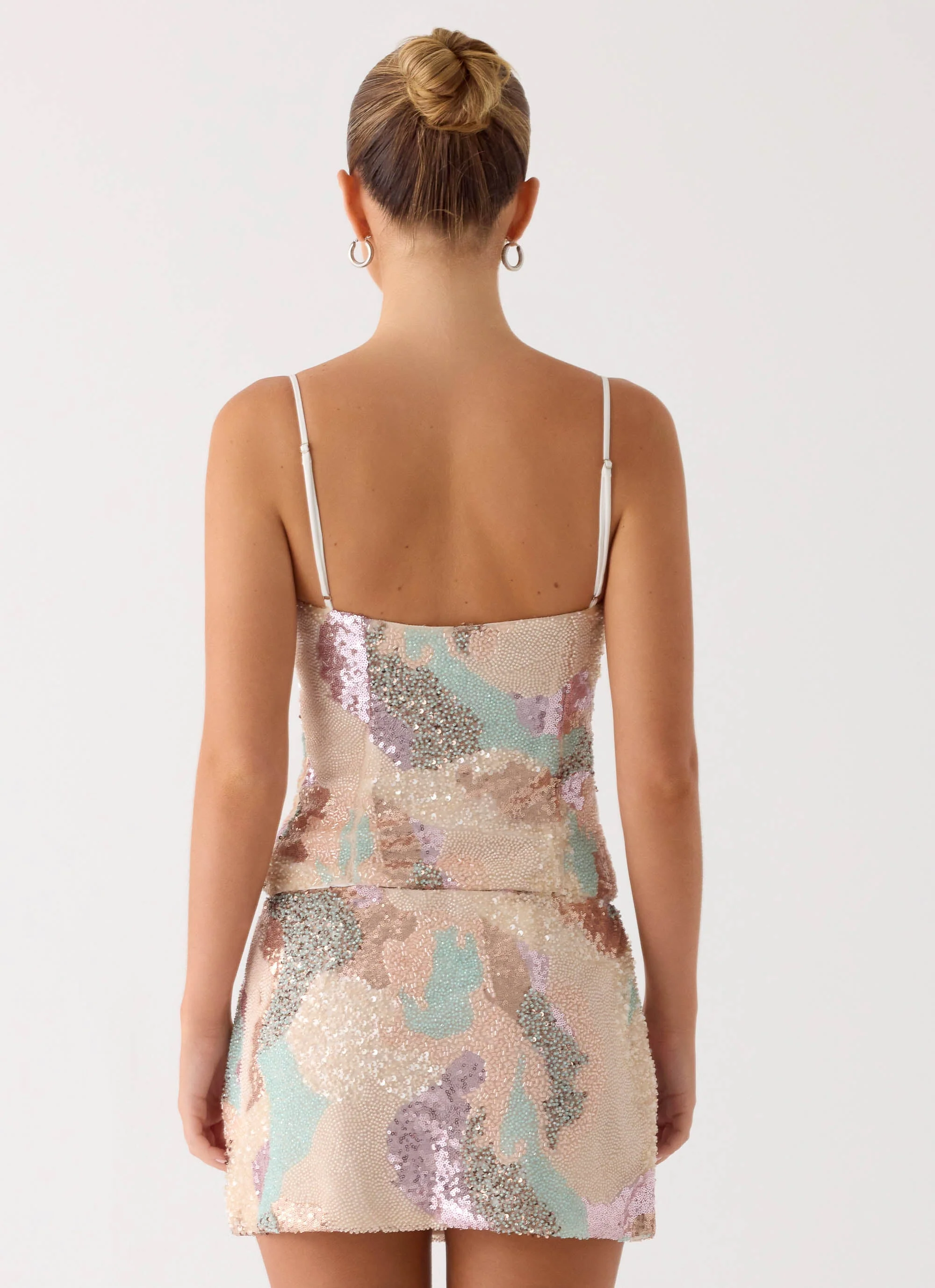 Elyna Beaded Top - Swirl Sequin - Image 3