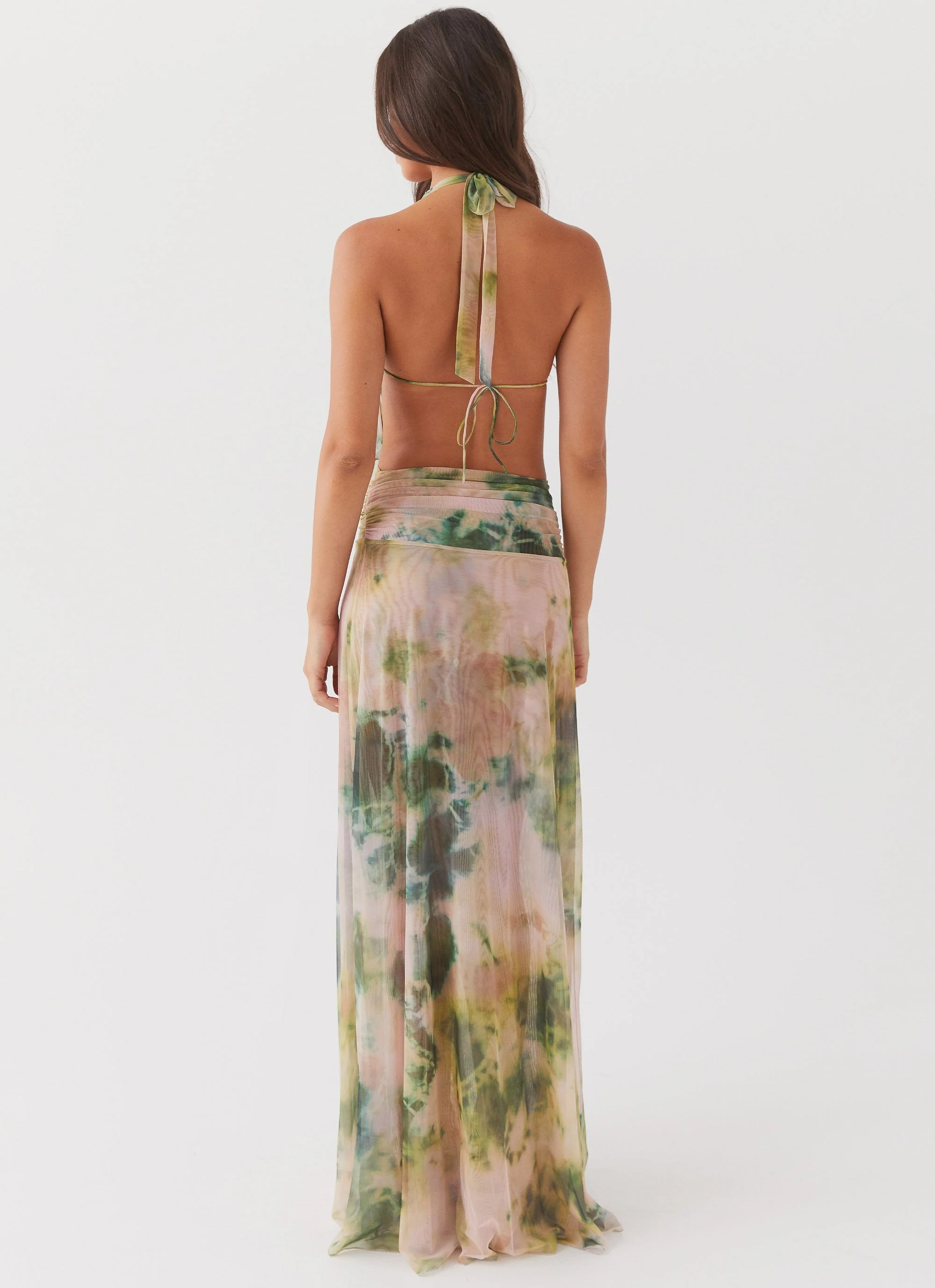 Elysia Mesh Maxi Dress - Rainforest - Image 2