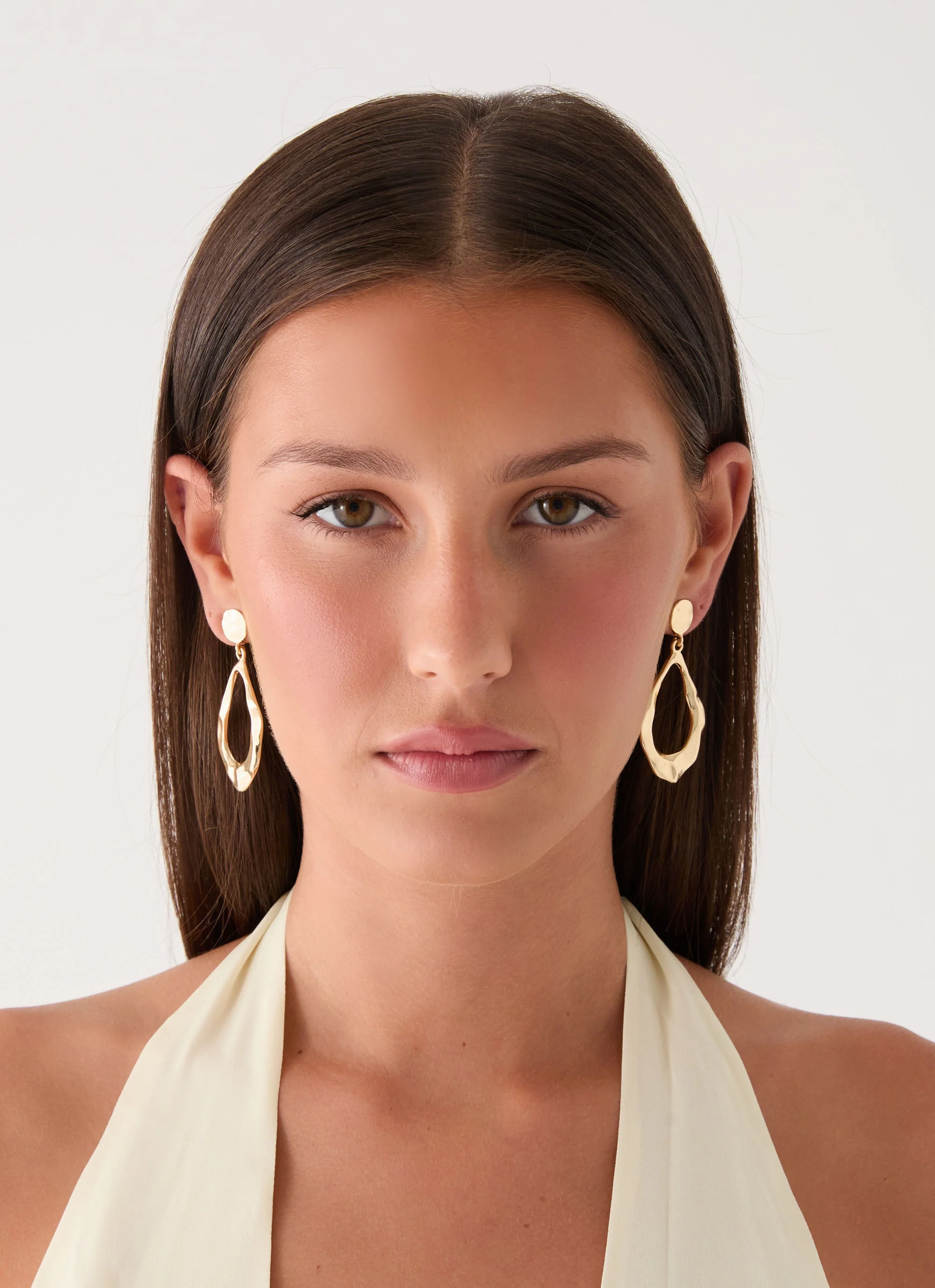 Ember Glow Earrings - Gold - Image 2