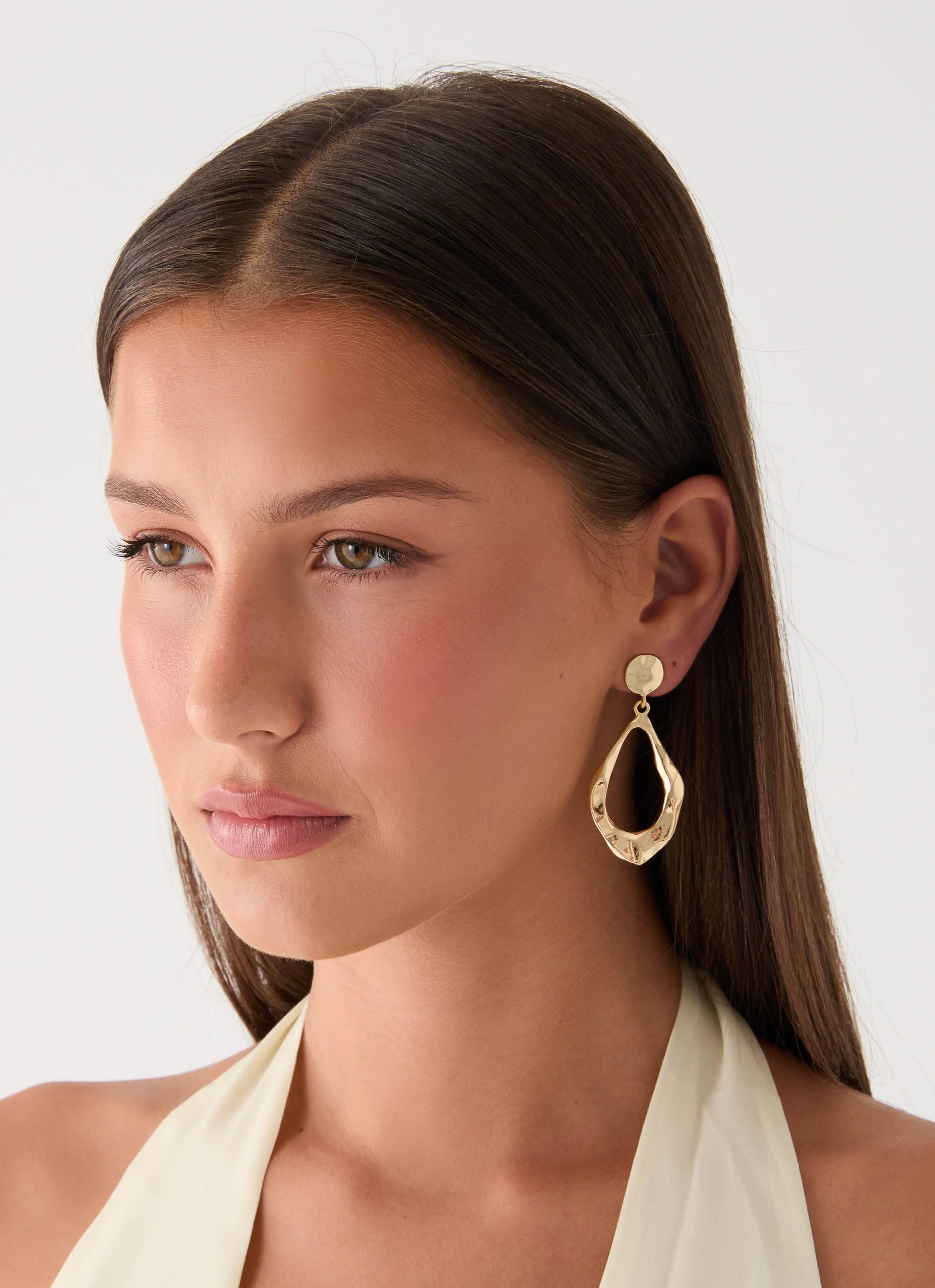 Ember Glow Earrings - Gold - Image 3