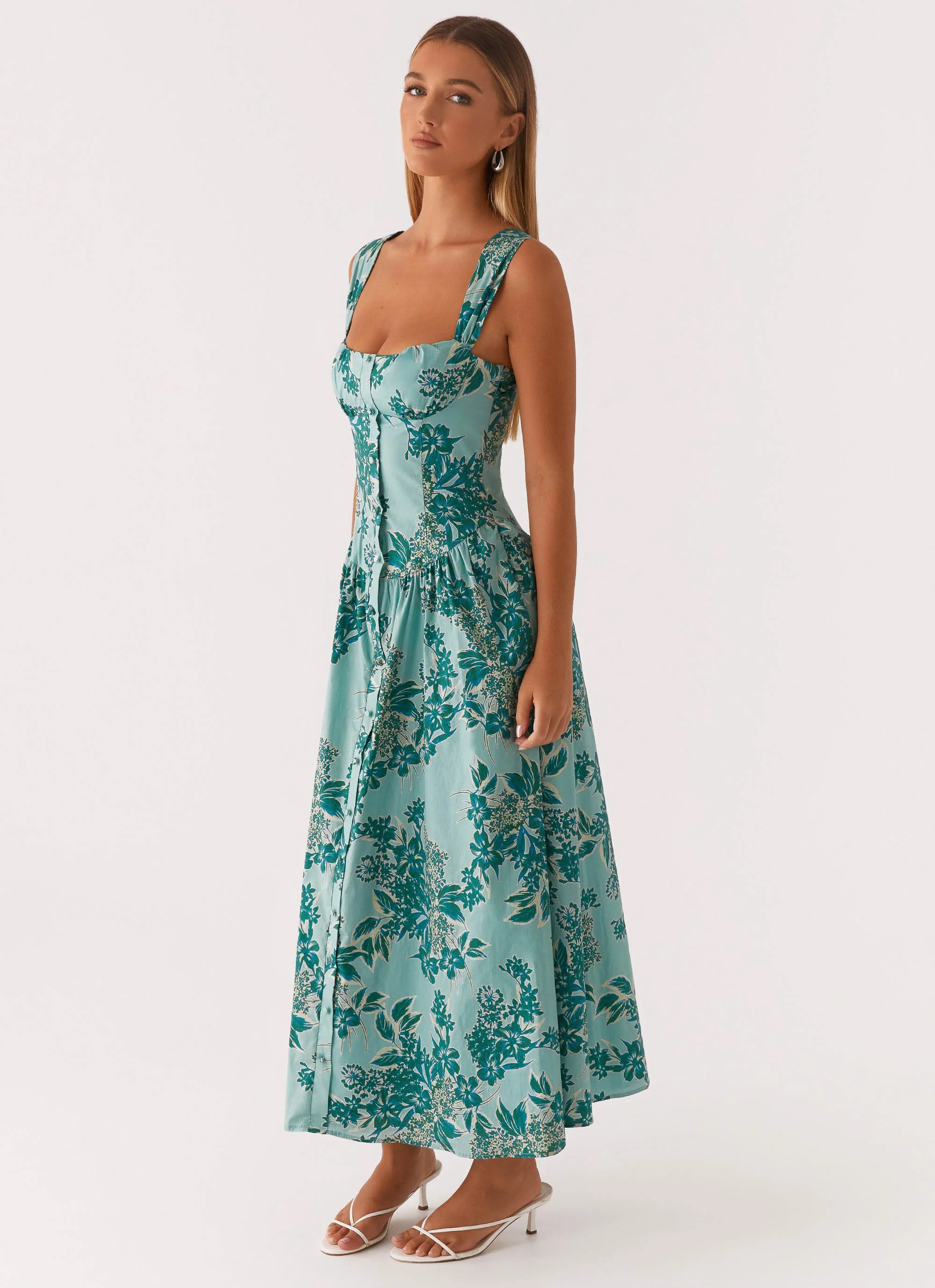 Emmalina Midi Dress - Cloud Nine Floral - Image 3