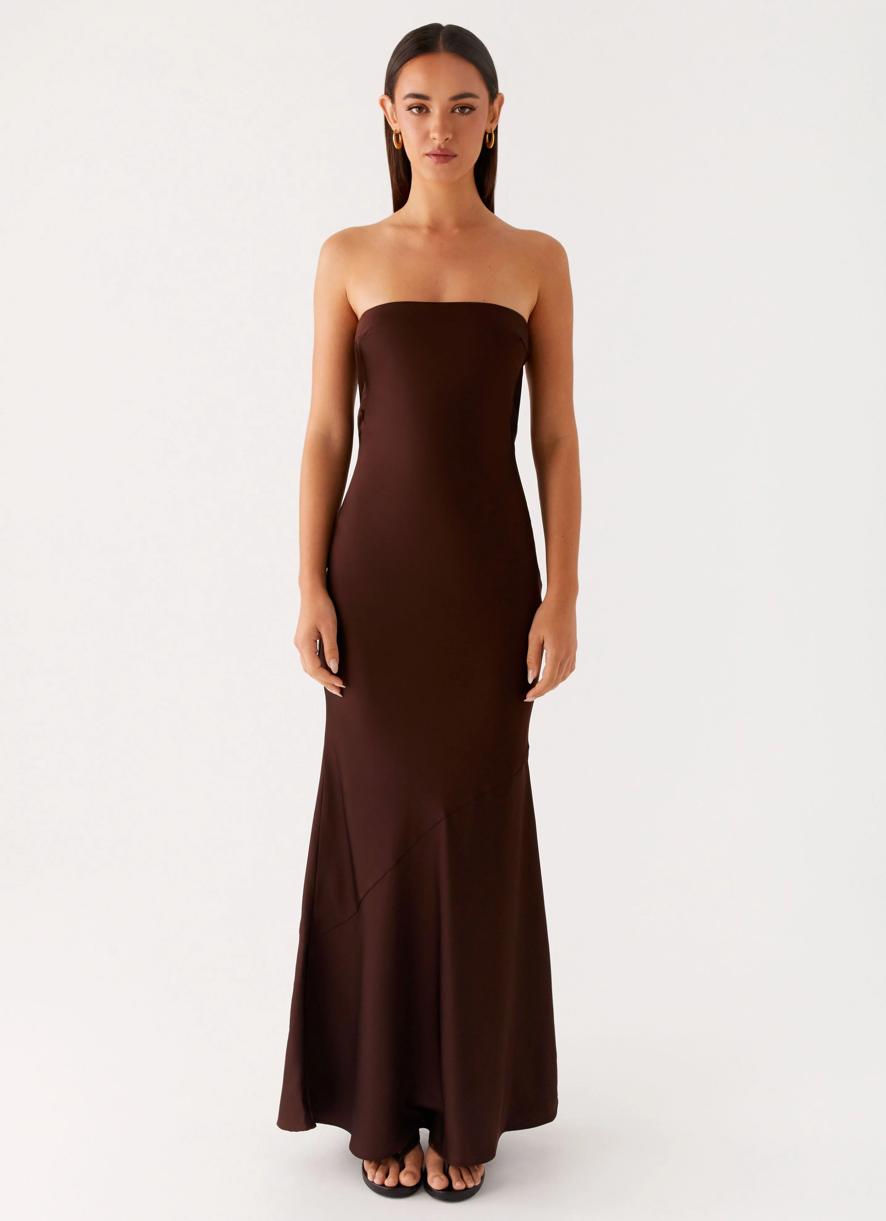Endless Nights Maxi Dress - Chocolate - Image 2