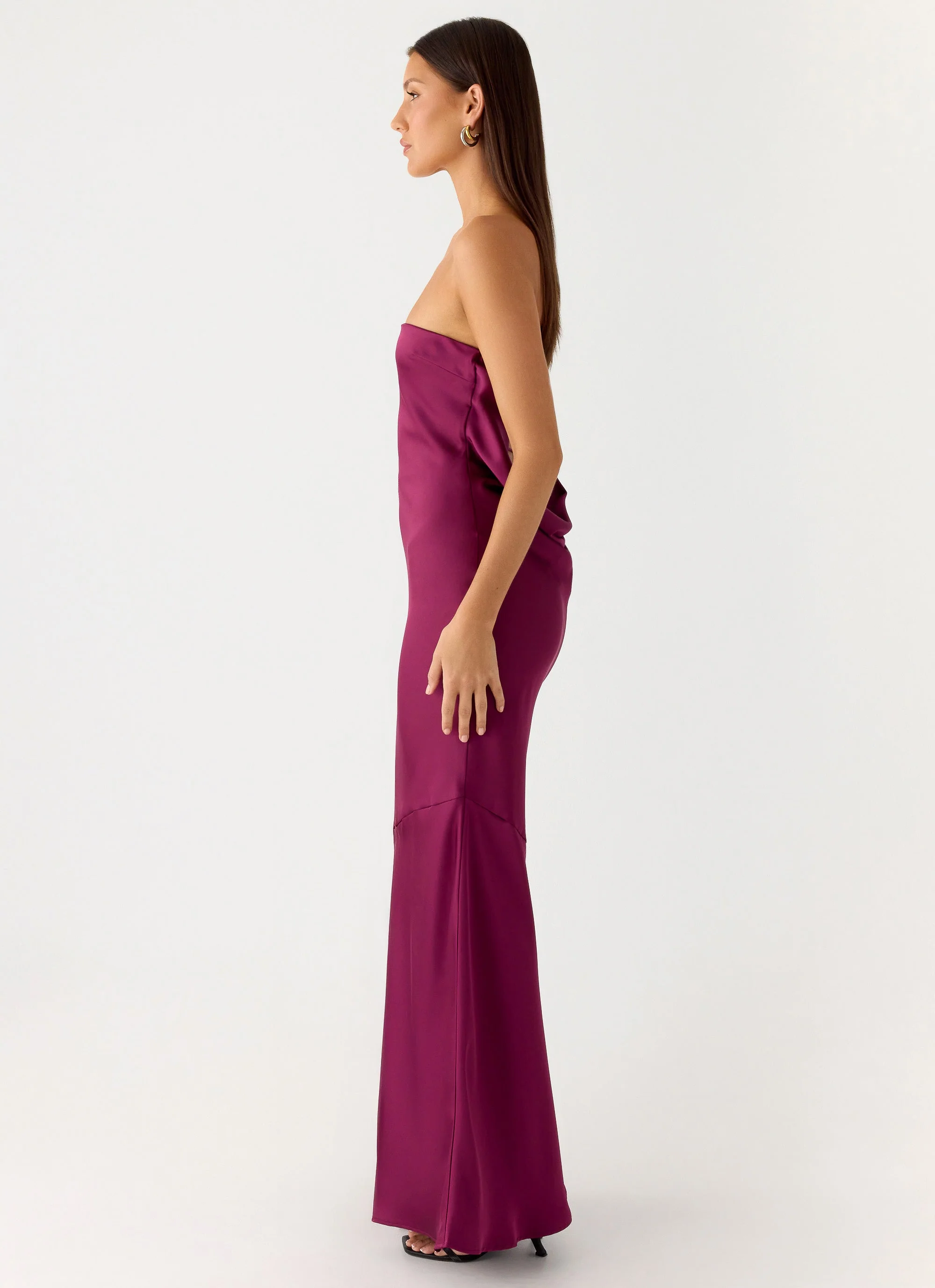 Endless Nights Maxi Dress - Plum - Image 4