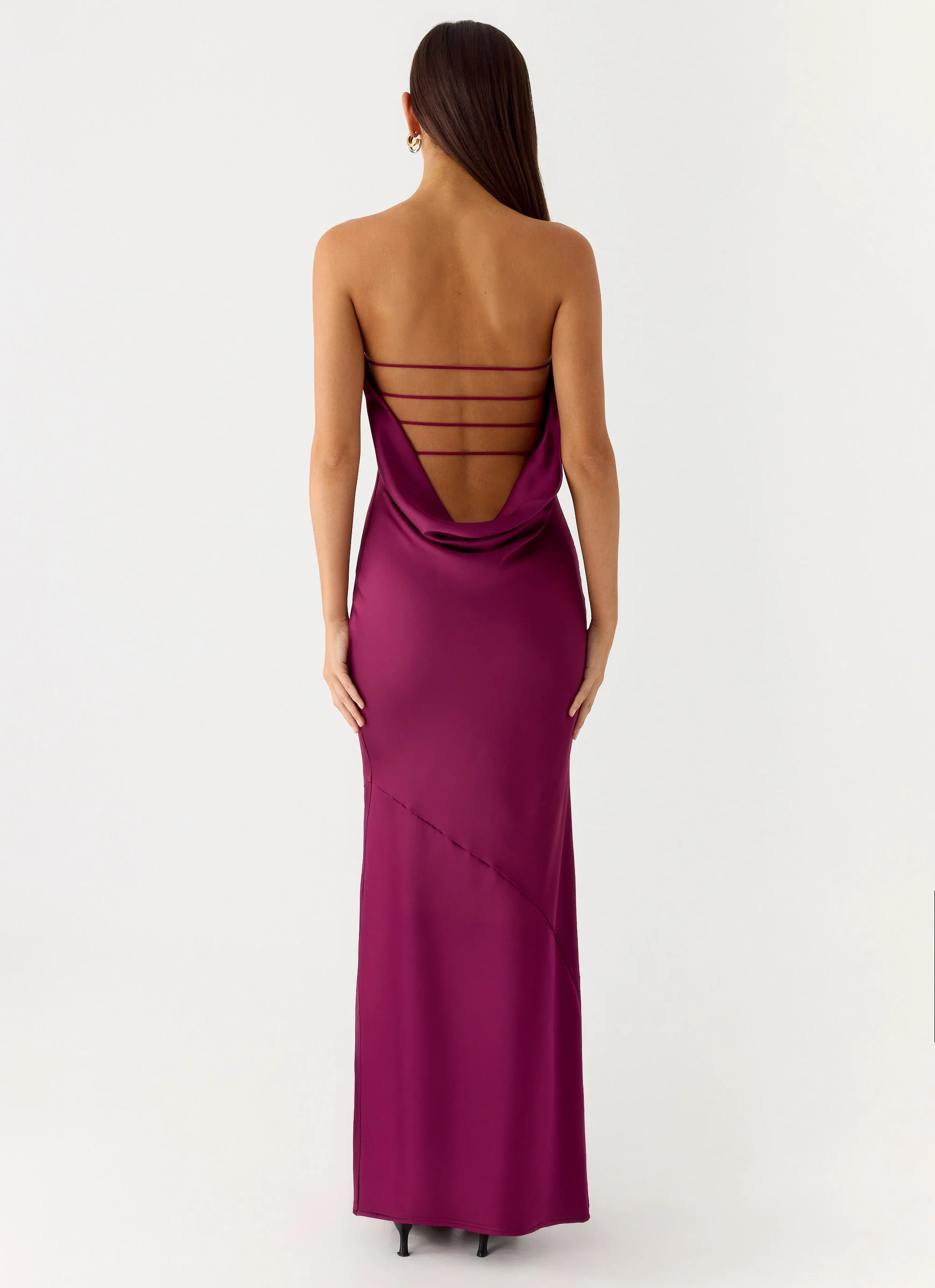 Endless Nights Maxi Dress - Plum - Image 5