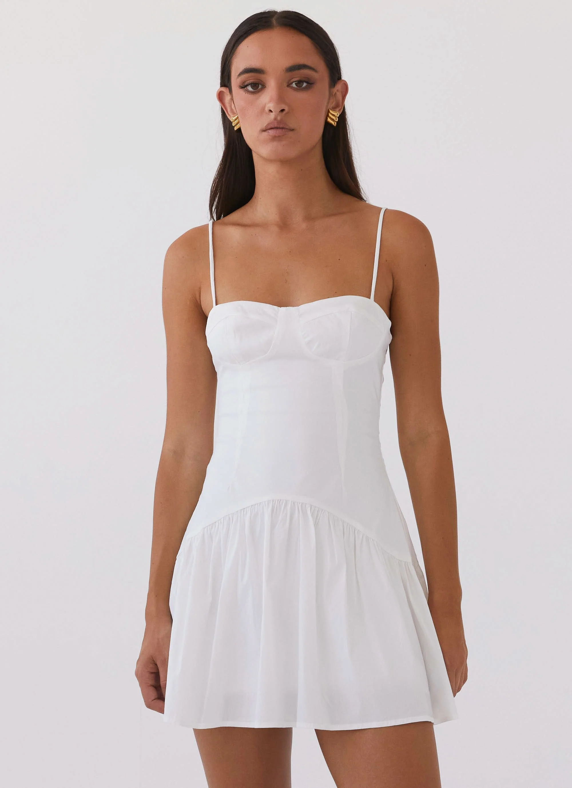 Endless Summer Mini Dress - White - Image 3