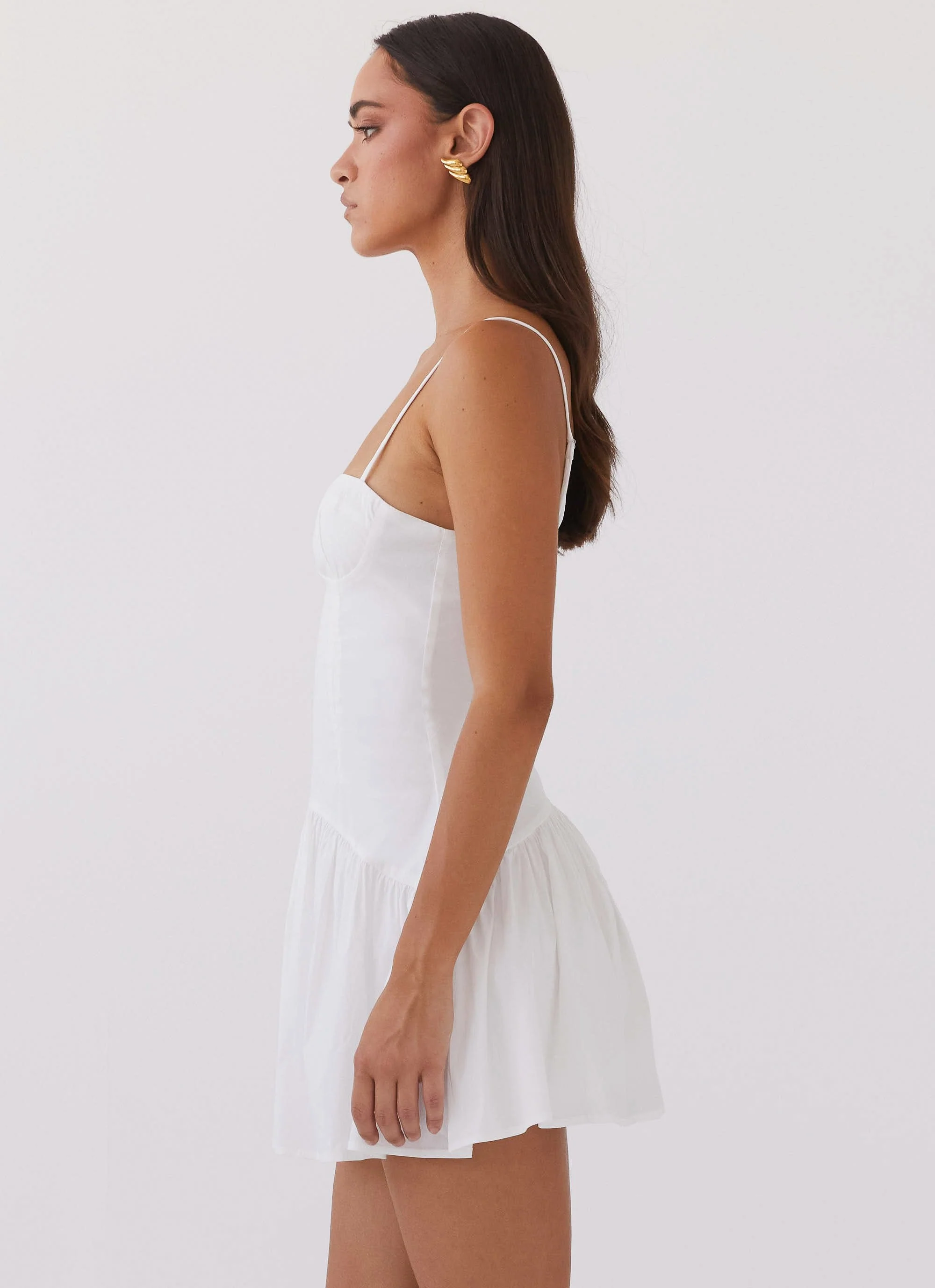Endless Summer Mini Dress - White - Image 4
