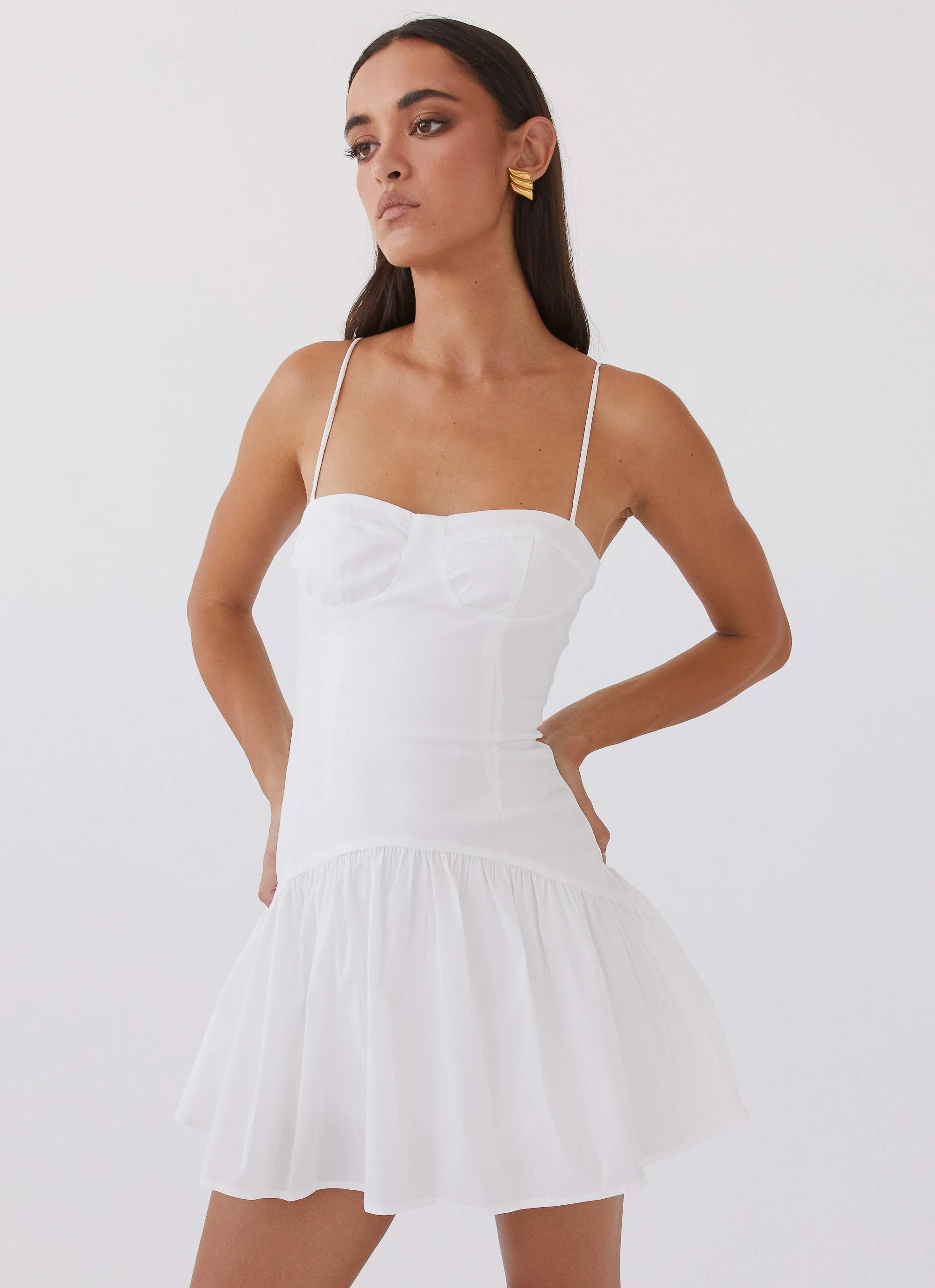 Endless Summer Mini Dress - White - Image 6