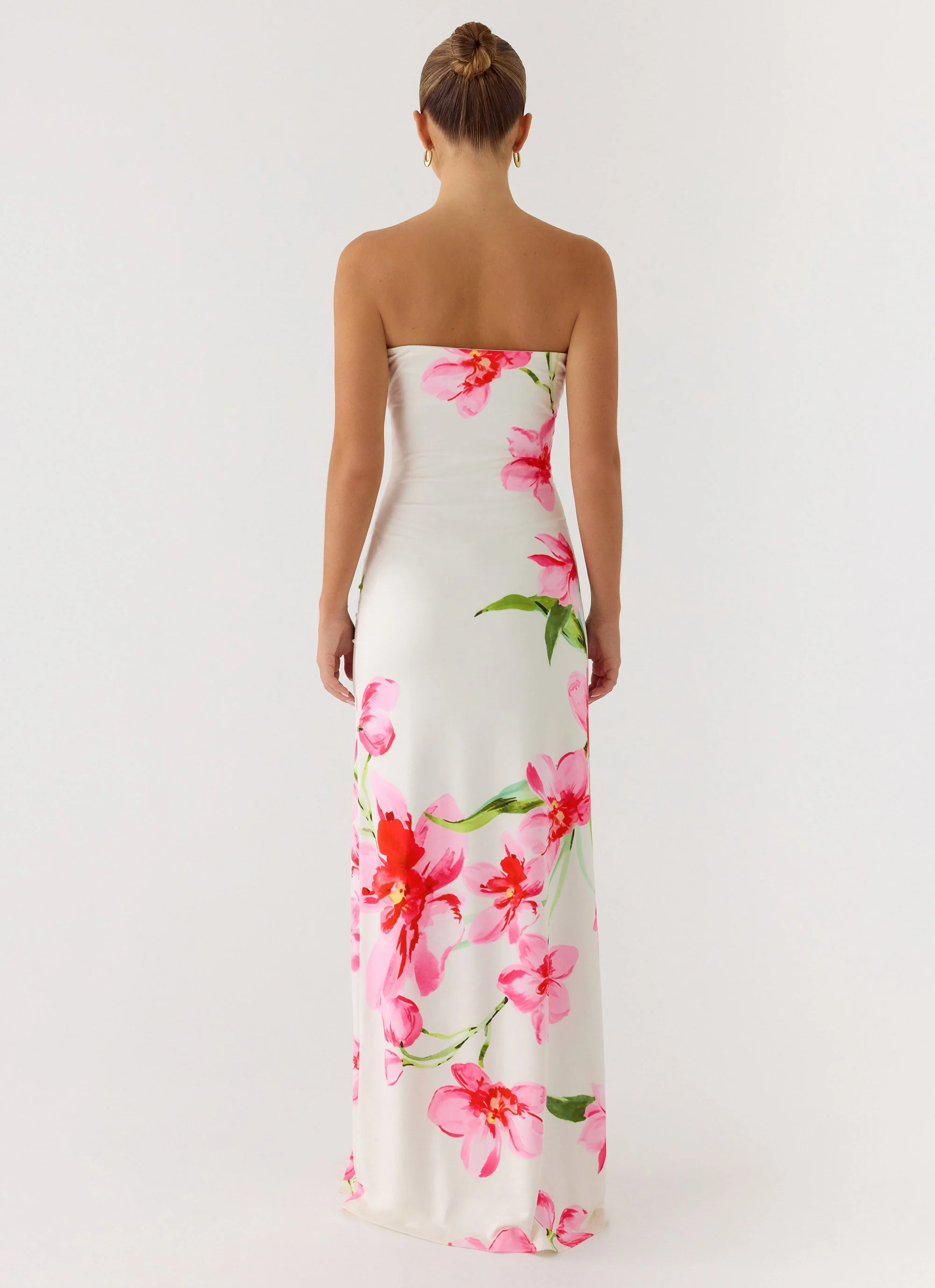 Erivo Strapless Maxi Dress - Ivory Reef - Image 3