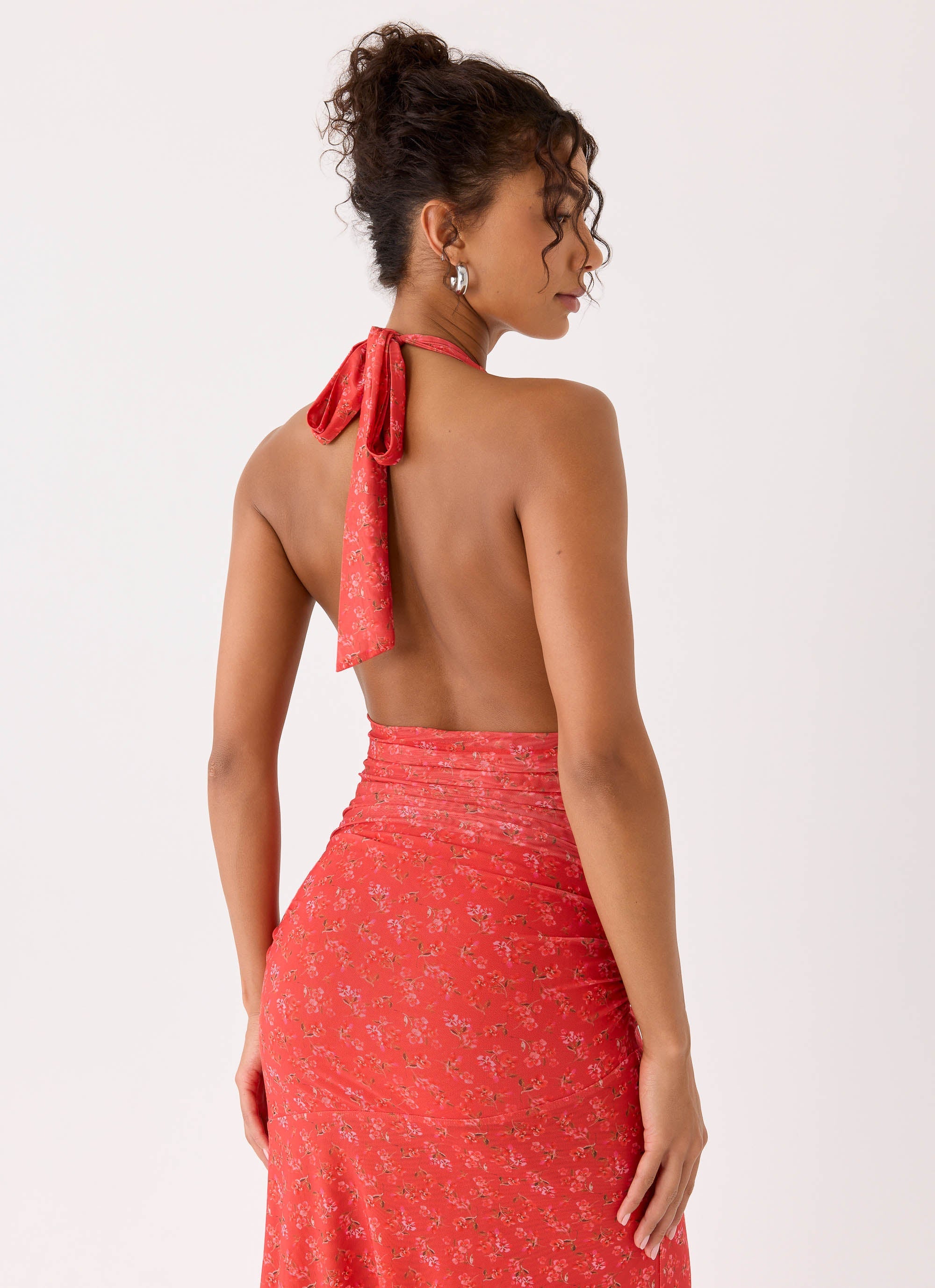 Esme Maxi Dress - Magenta Red Rose - Image 5