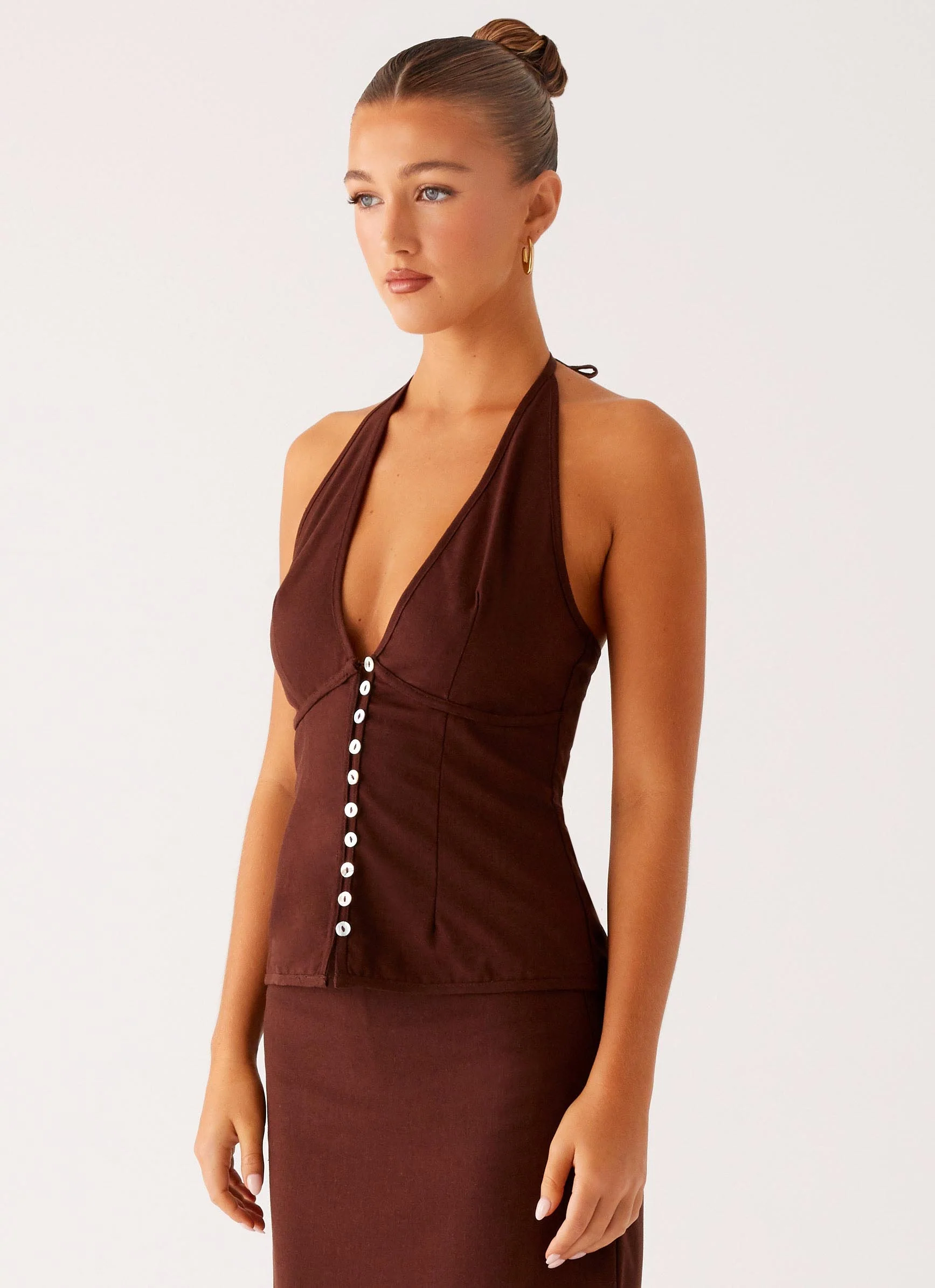 Esther Top - Chocolate - Image 3
