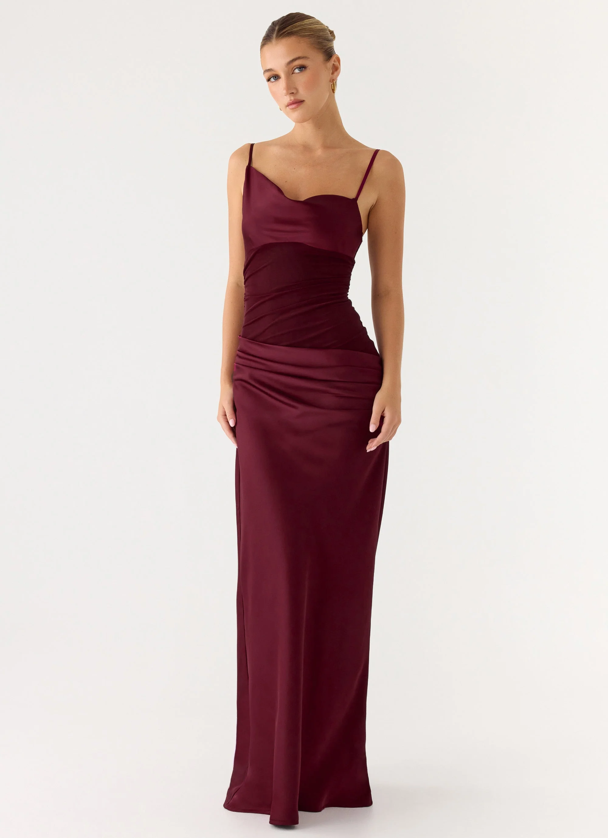 Eternal Energy Maxi Dress - Merlot - Image 8