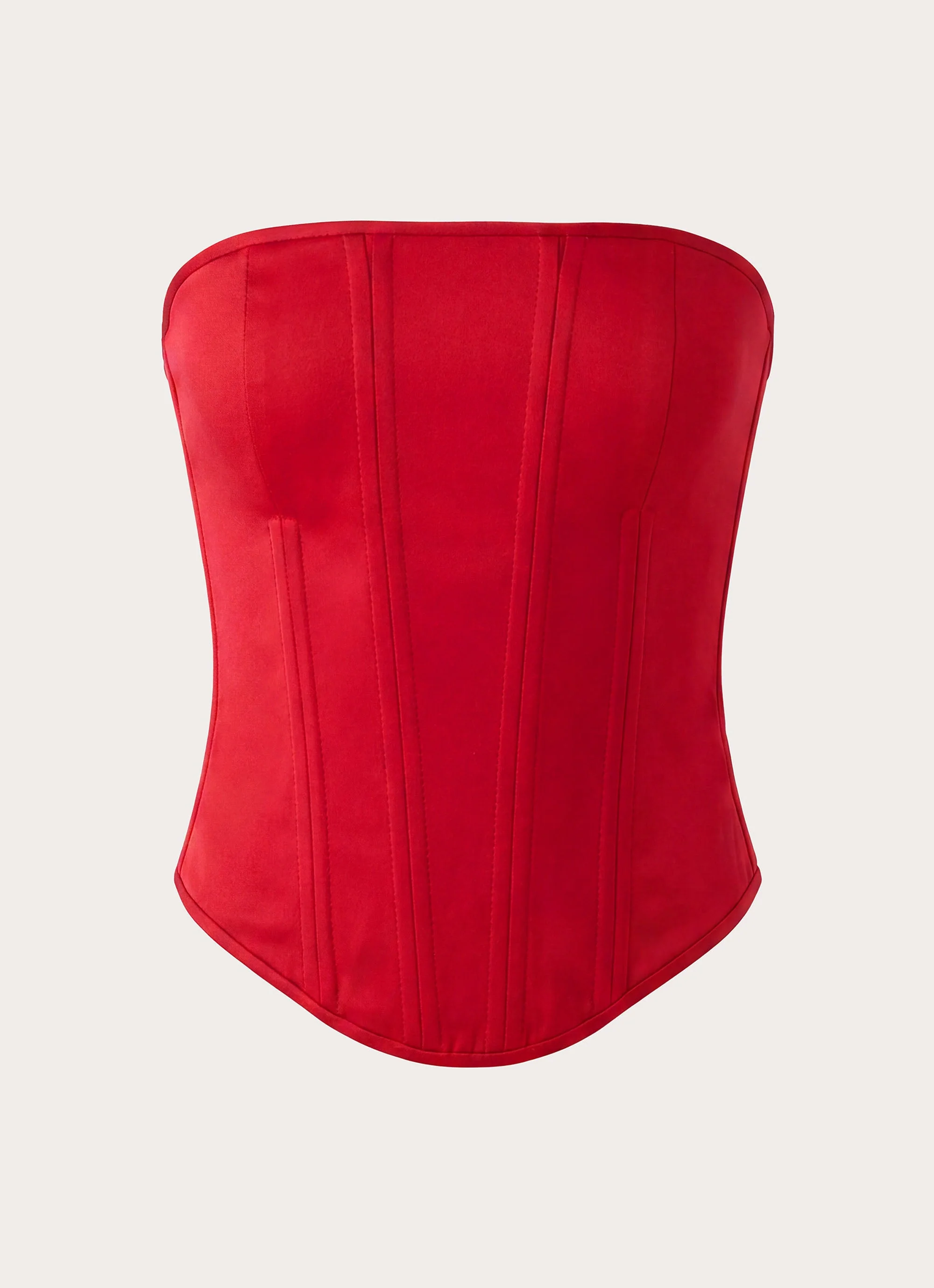 Evaleigh Corset - Deep Red - Image 2